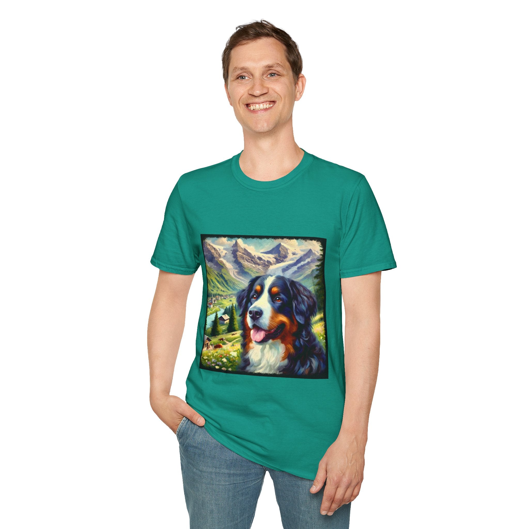 Bernese Mountain Dog Swiss Classic | Unisex Dog T-Shirt