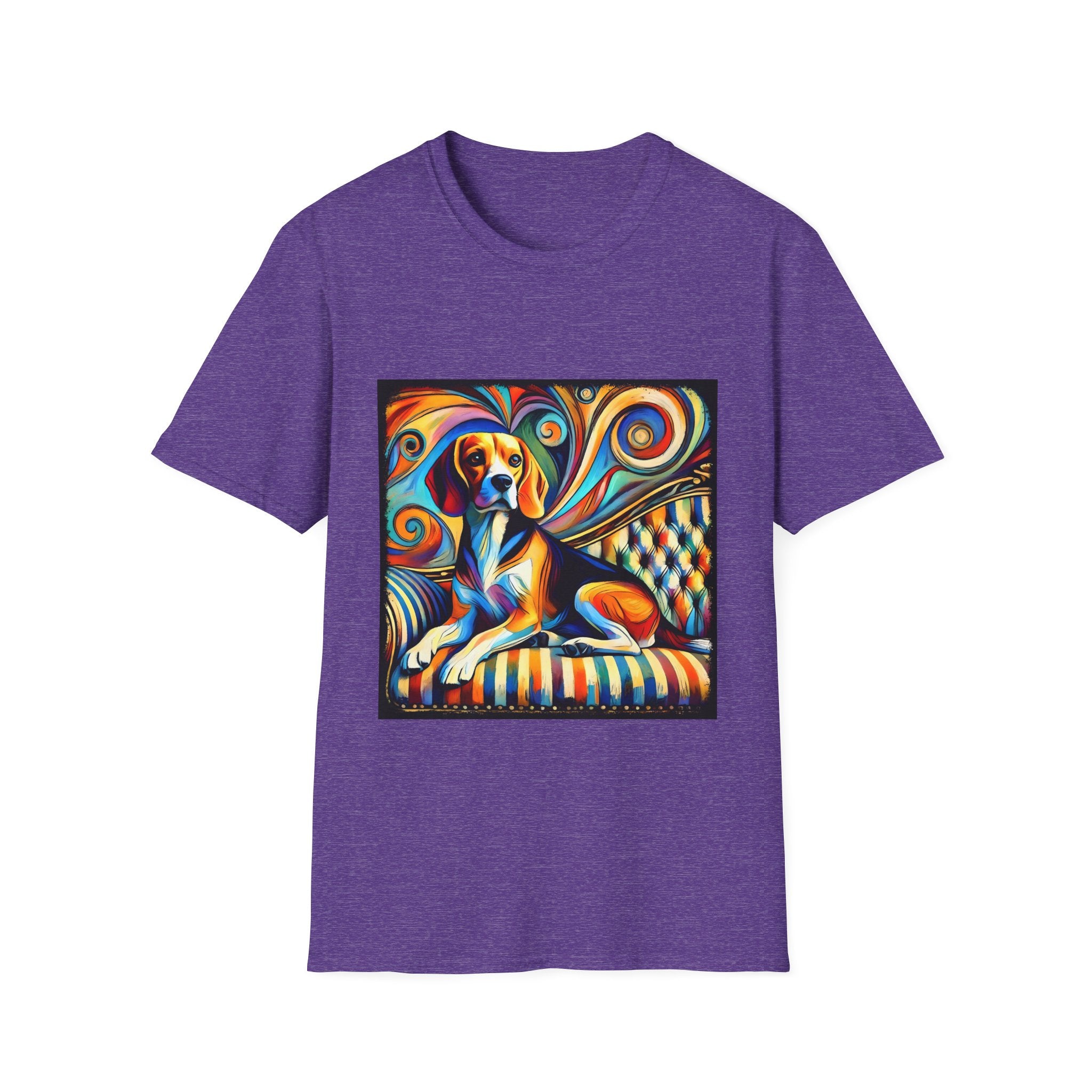 Beagle Vivid Sun Swirl  | Unisex Dog T-Shirt