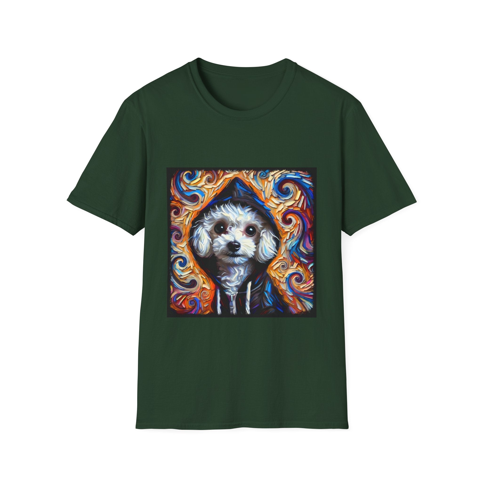 Poodle Bold Relaxed Swirl | Unisex Dog T-Shirt