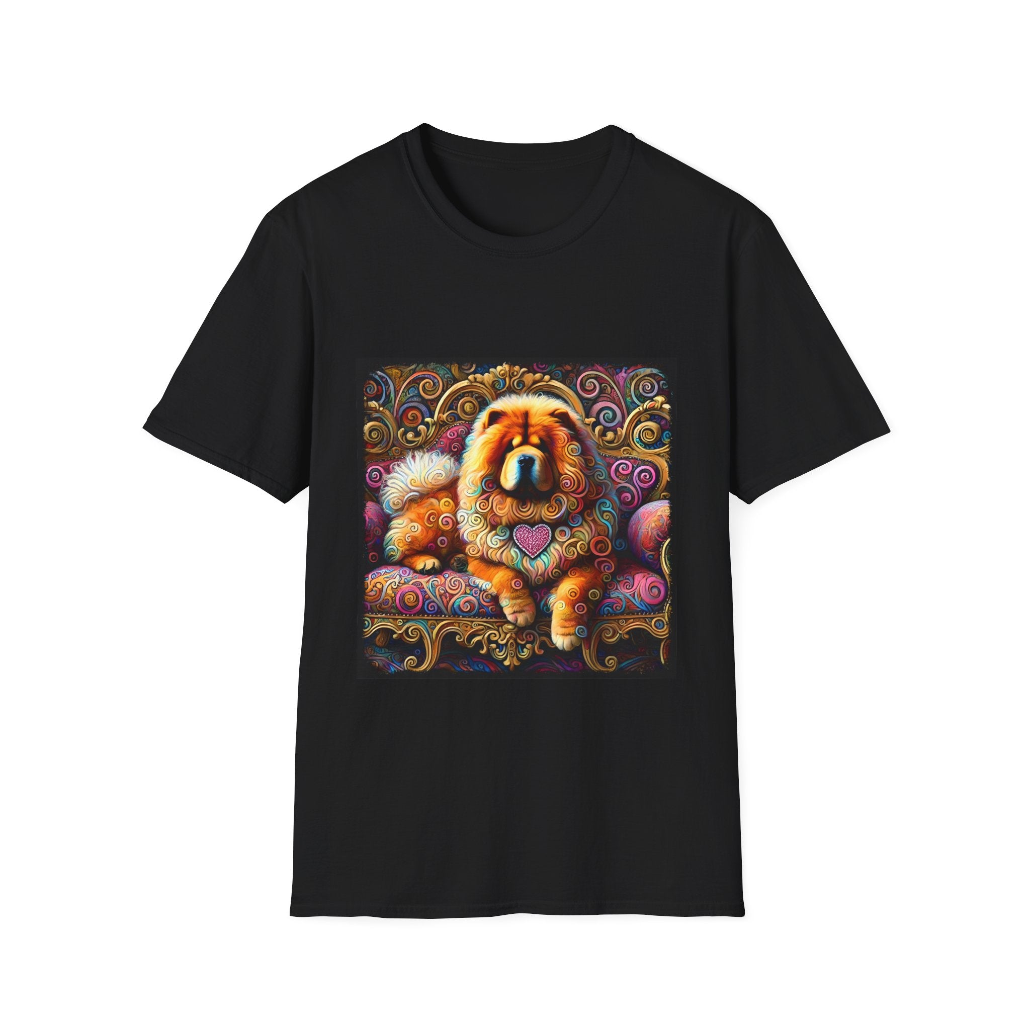Chow Chow Love Swirl | Unisex Dog T-Shirt
