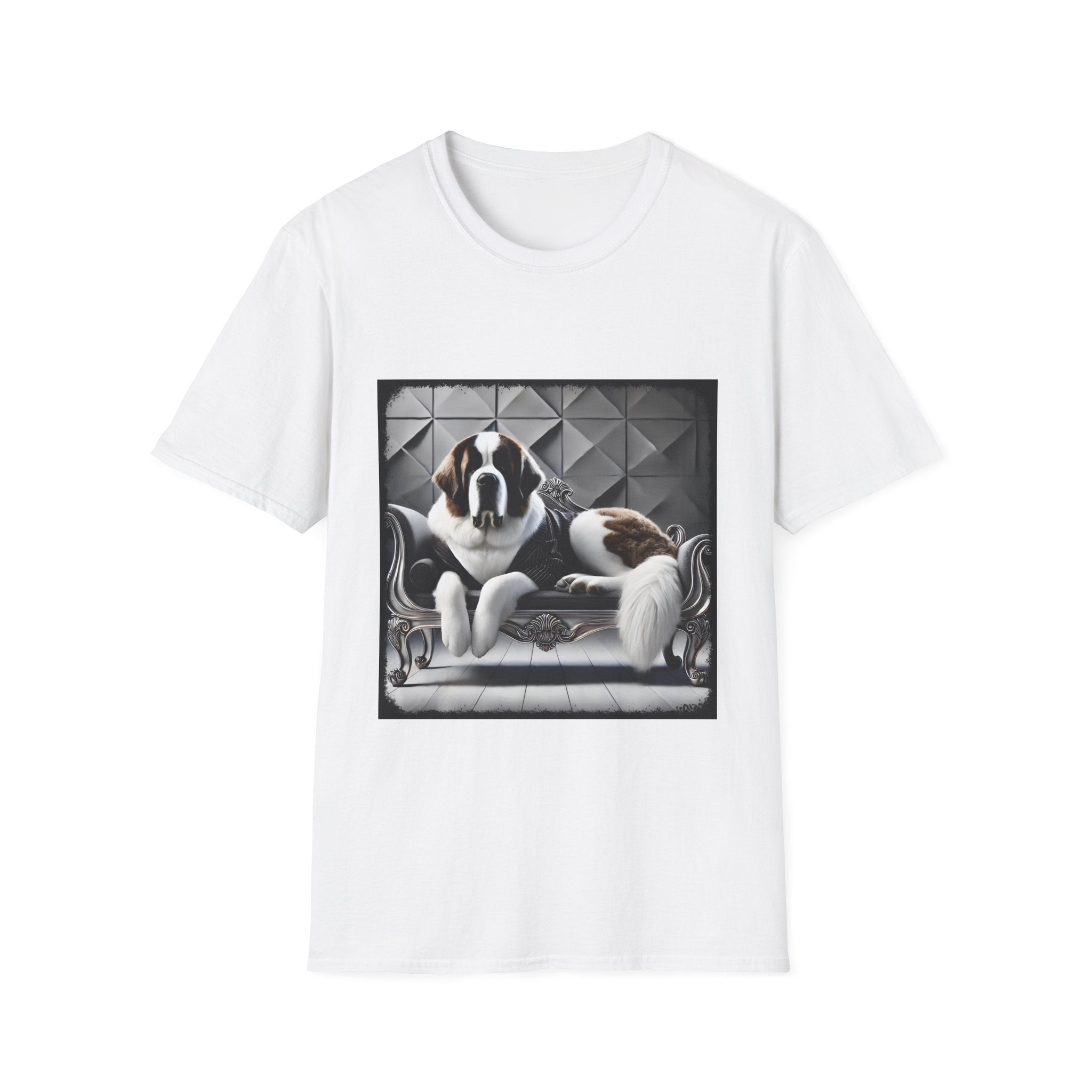 Saint Bernard Tux Luxe | Unisex Dog T-Shirt