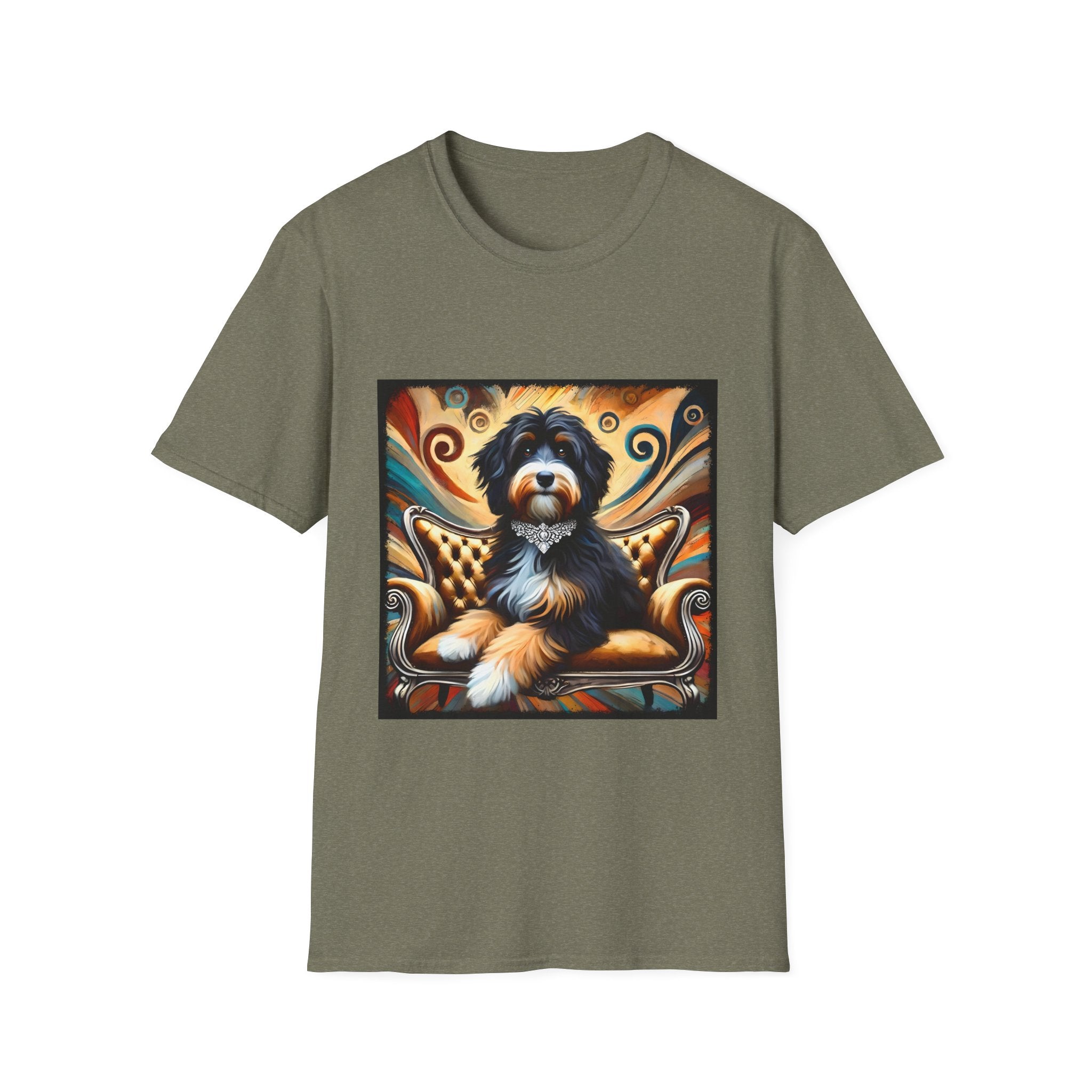 Bernedoodle Diamond Swirl | Unisex Dog T-Shirt
