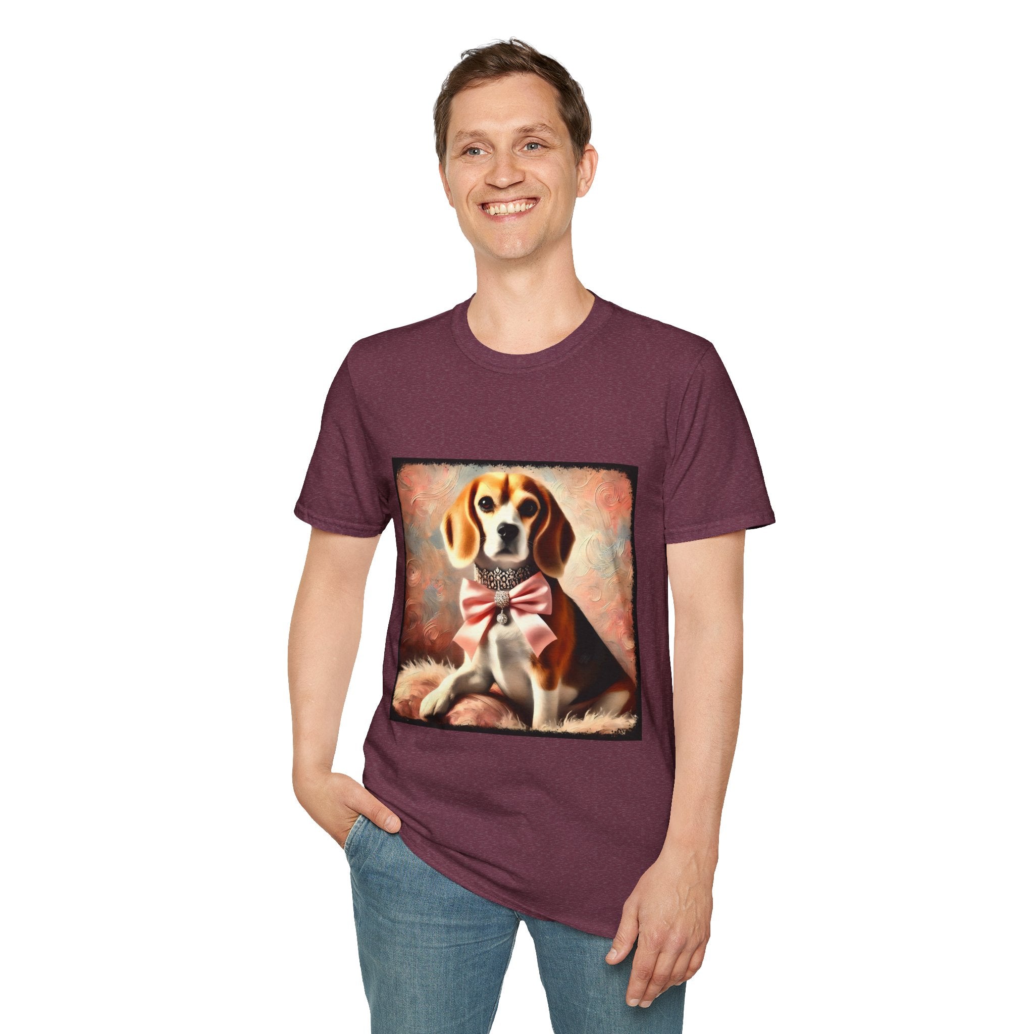 Beagle Diamond Princess Classic | Unisex Dog T-Shirt