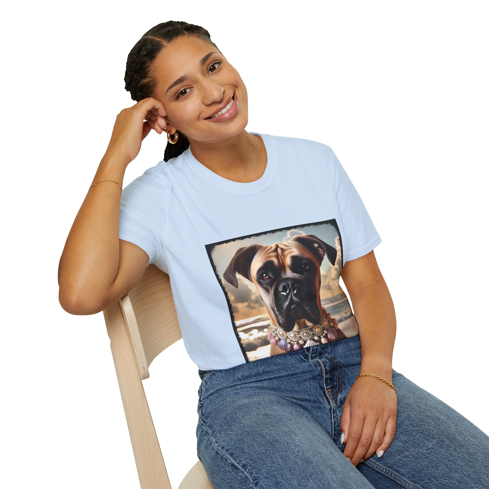 Cane Corso Seashell Siren | Unisex Dog T-Shirt