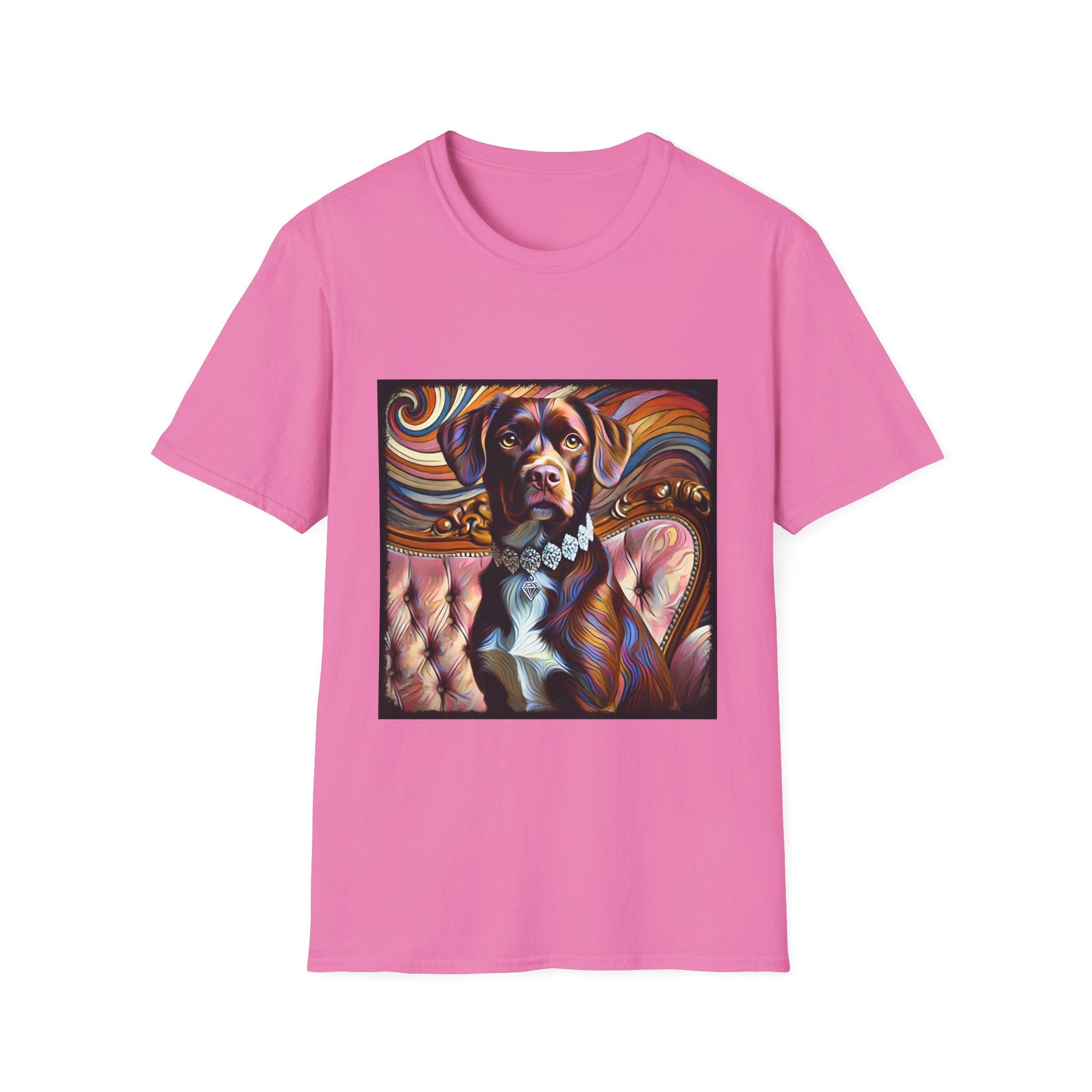 Labrador Retriever Vivid Swirl | Unisex Dog T-Shirt