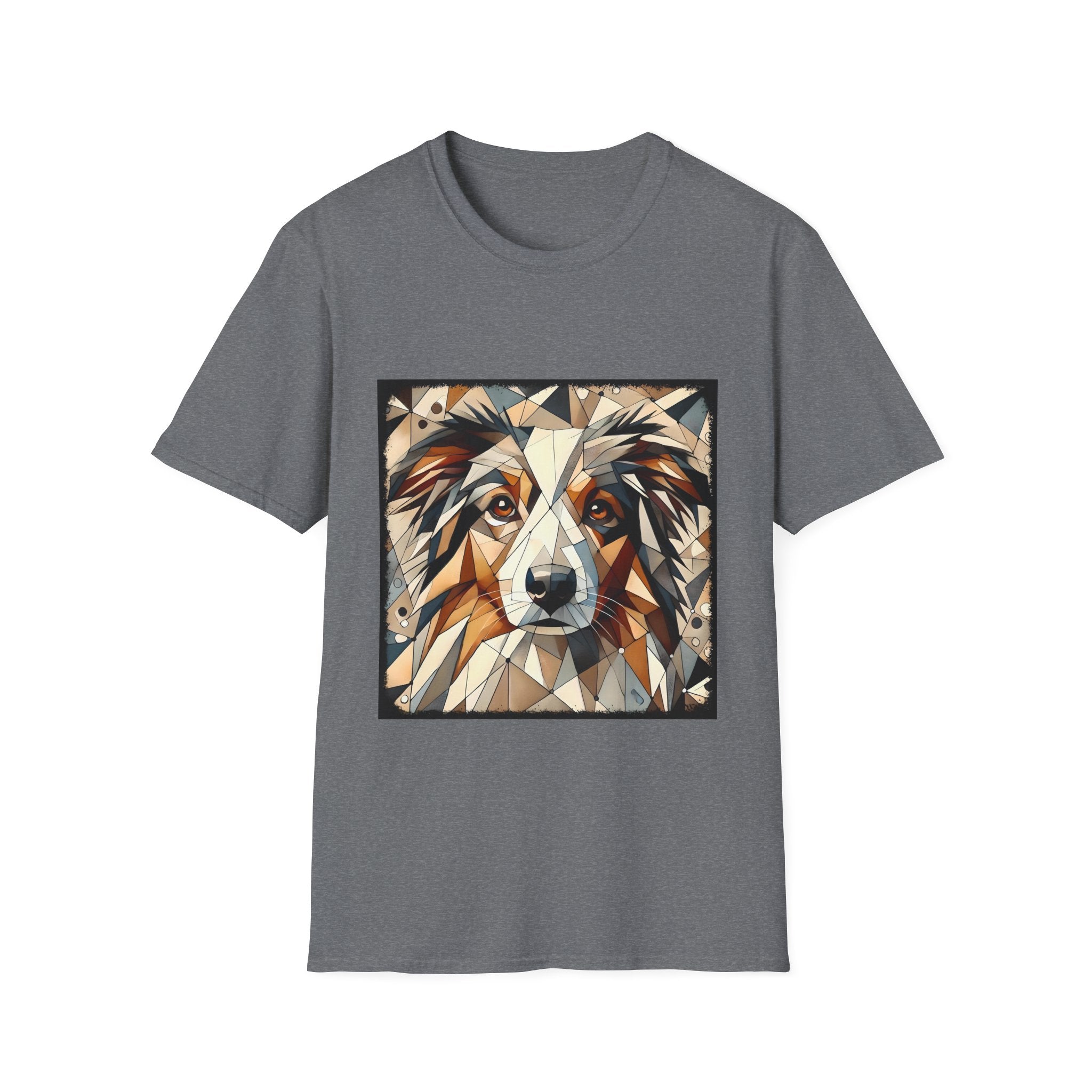 Australian Shepherd Warm Geometric | Unisex Dog T-Shirt