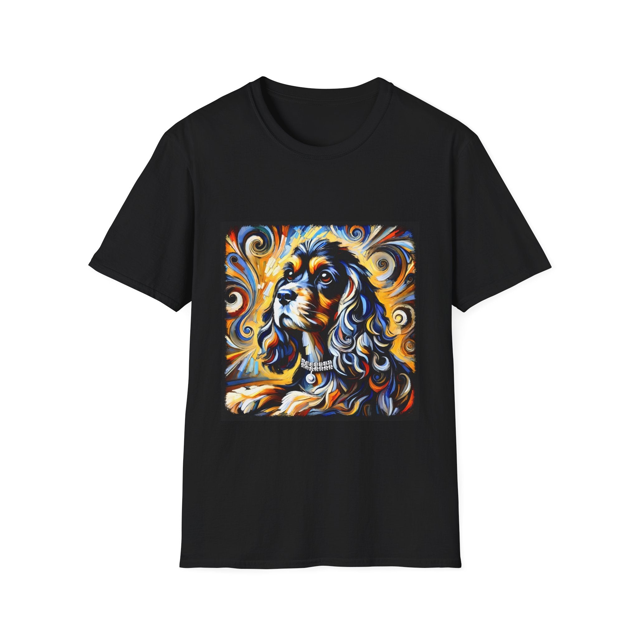 Cocker Spaniel Sun Swirl | Unisex Dog T-Shirt