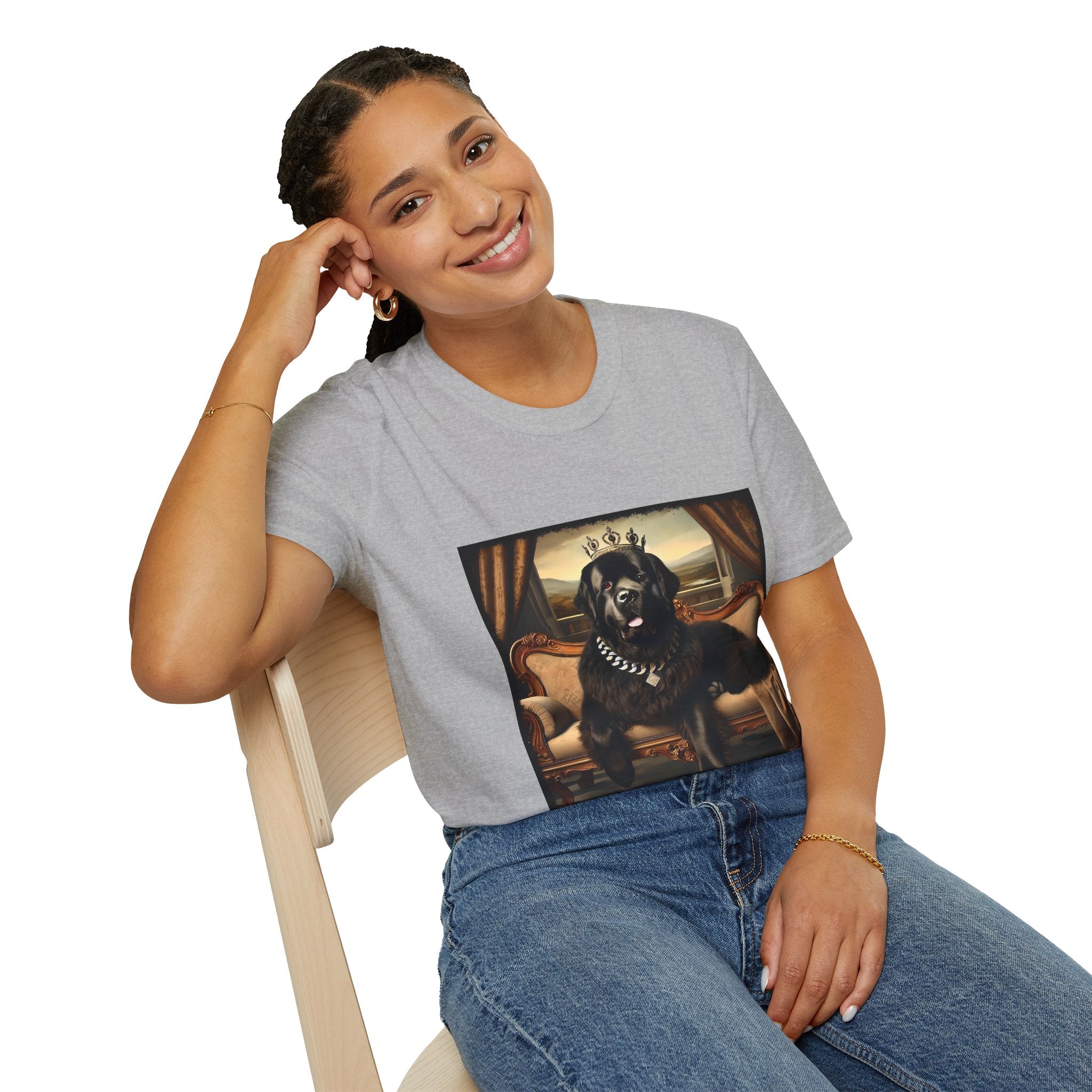 Newfoundland Posh Prince | Unisex Dog T-Shirt