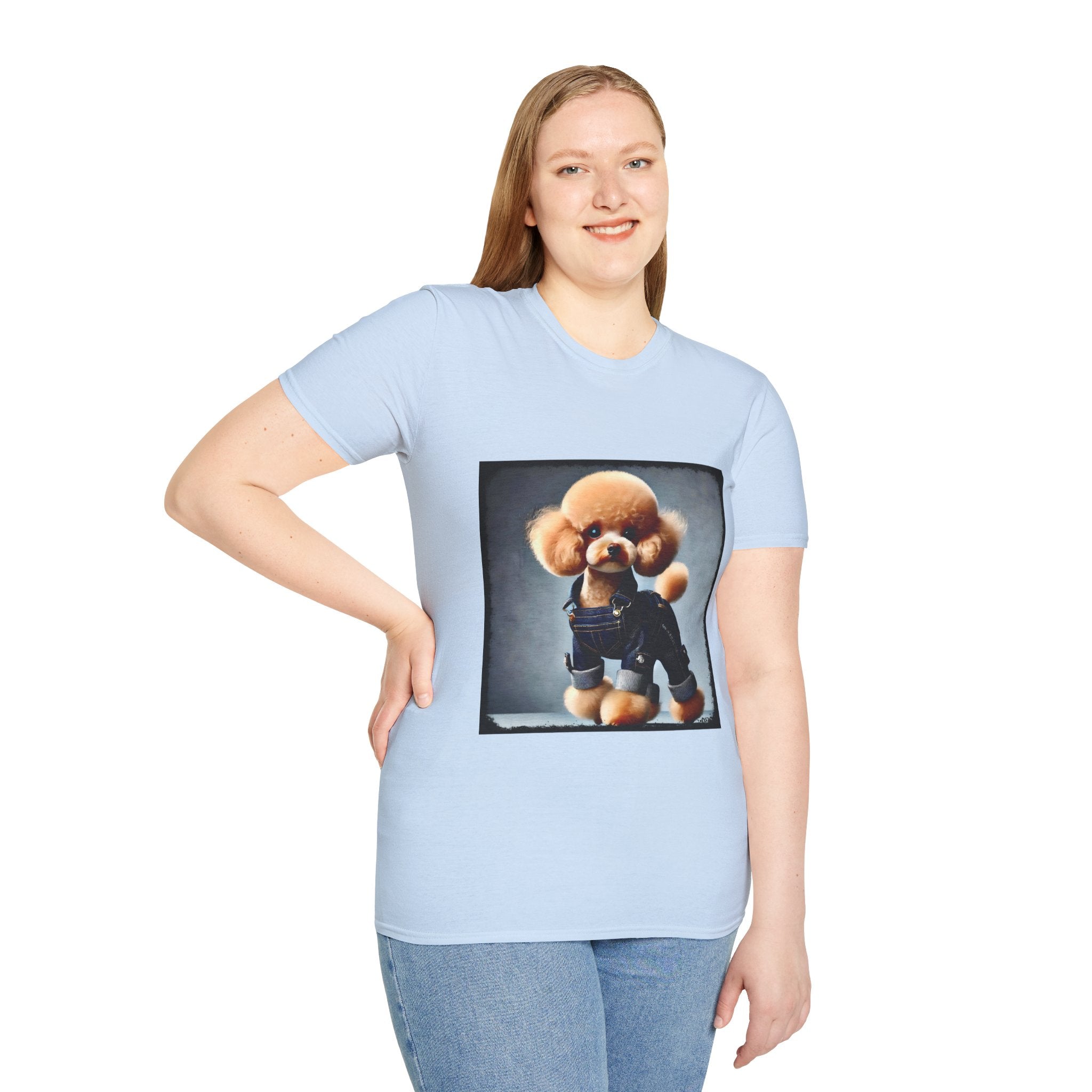 Poodle Denim Dream | Unisex Dog T-Shirt