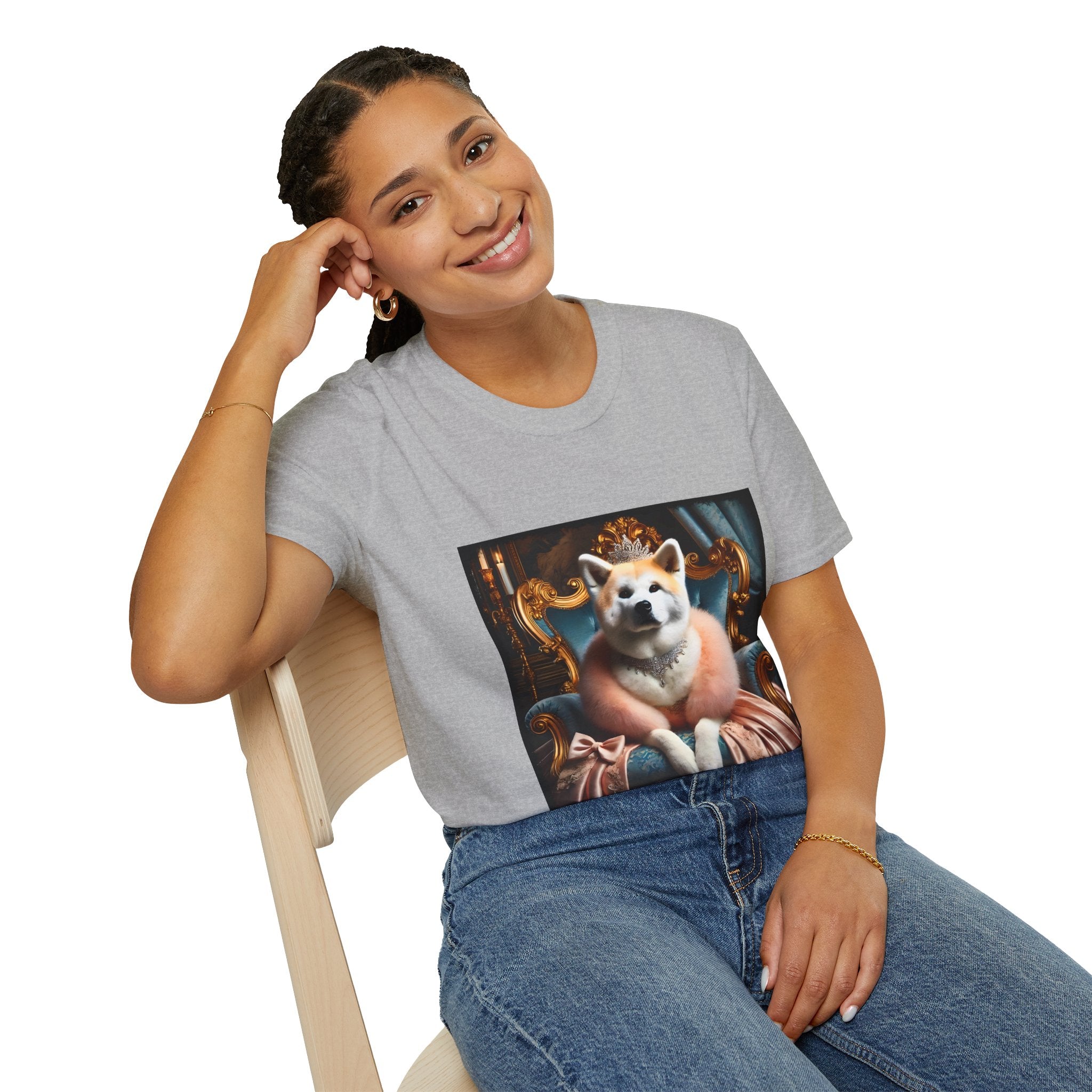 Akita Pink Princess | Unisex Dog T-Shirt