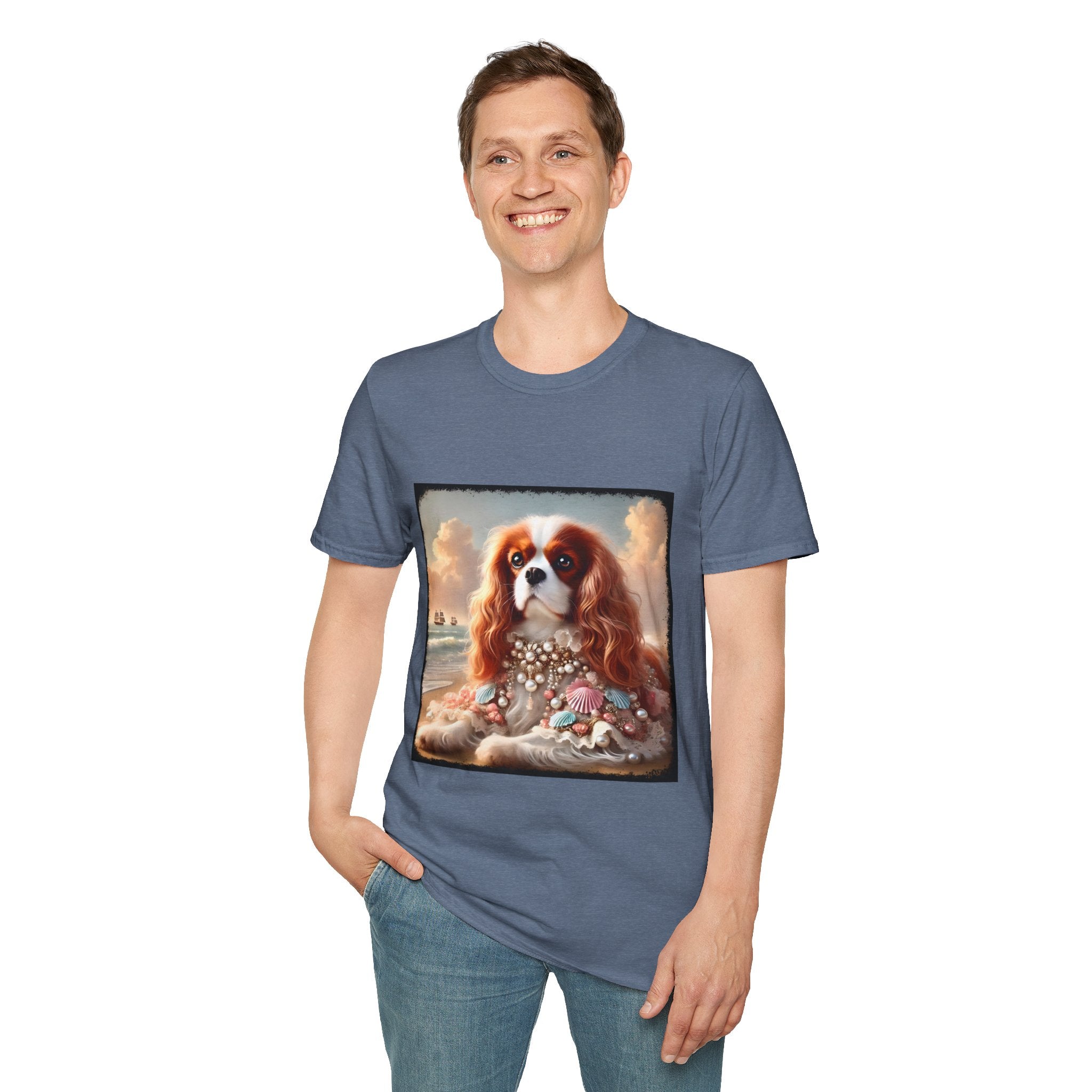 Cavalier King Charles Spaniel Beach Beauty | Unisex Dog T-Shirt