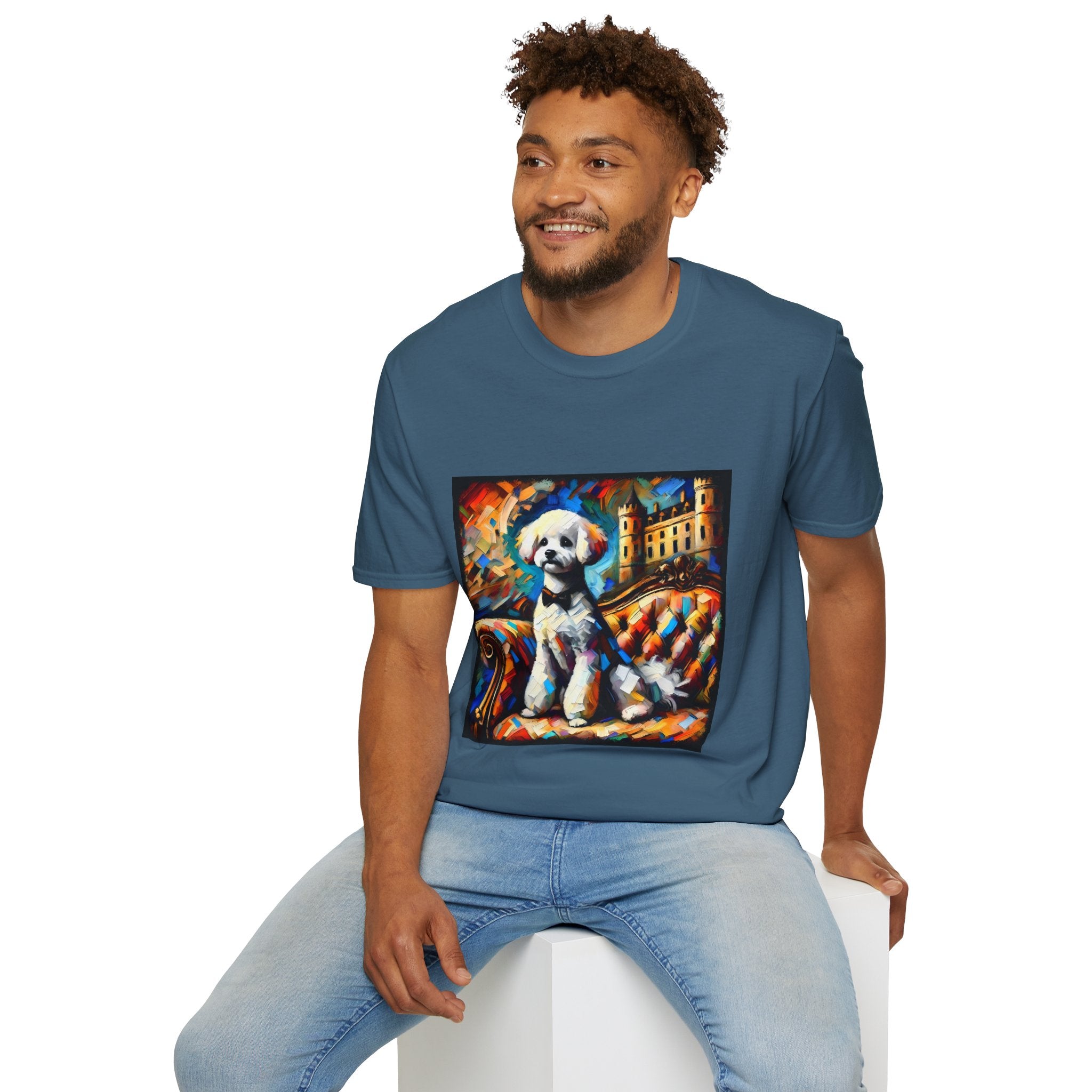 Bichon Frise Bowtie Classic | Unisex Dog T-Shirt