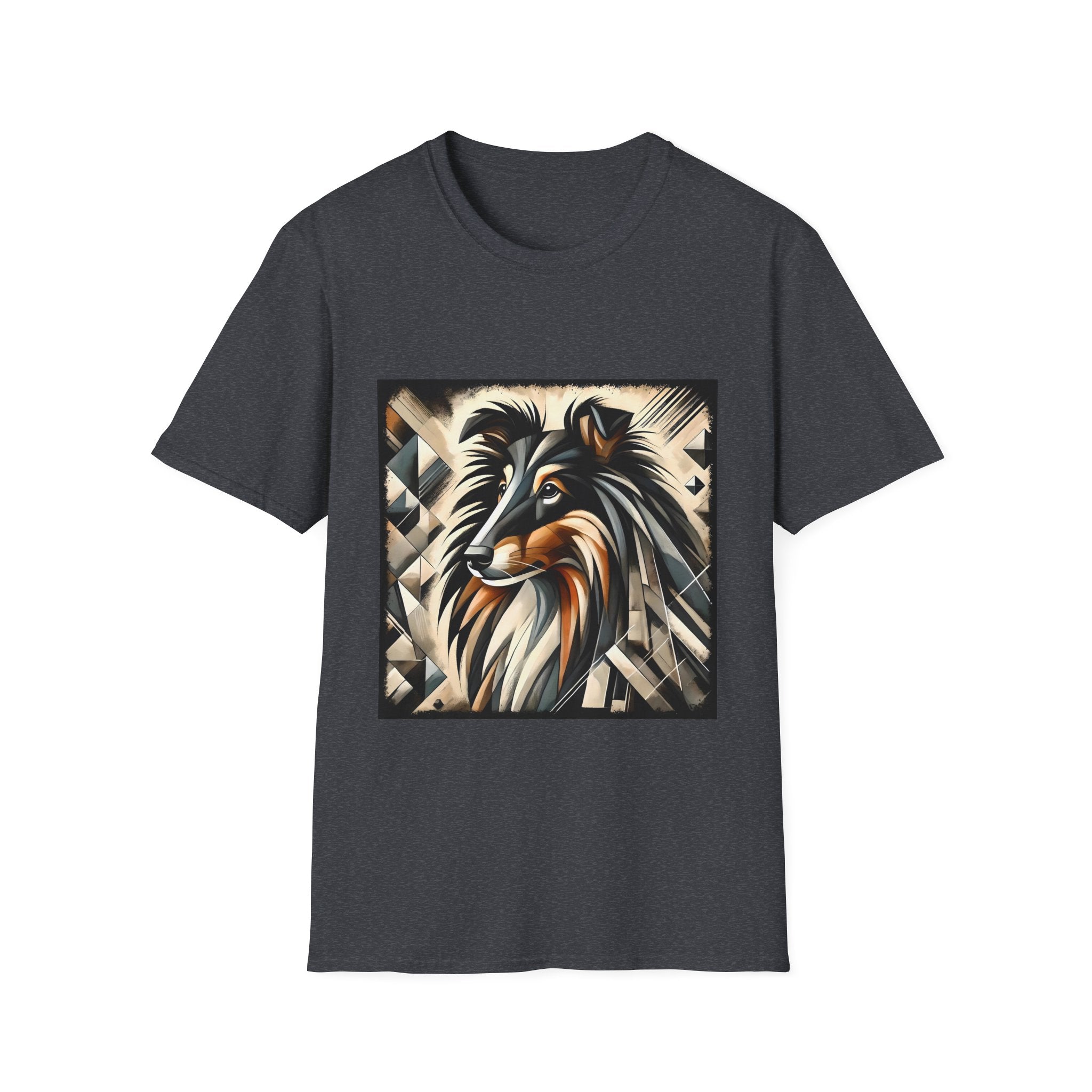 Collie Bold Geometric | Unisex Dog T-Shirt