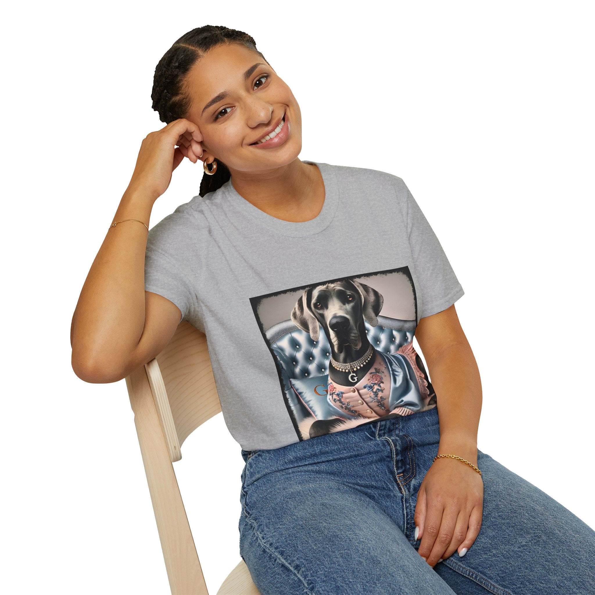 Great Dane Pawparazzi Pup | Unisex Dog T-Shirt