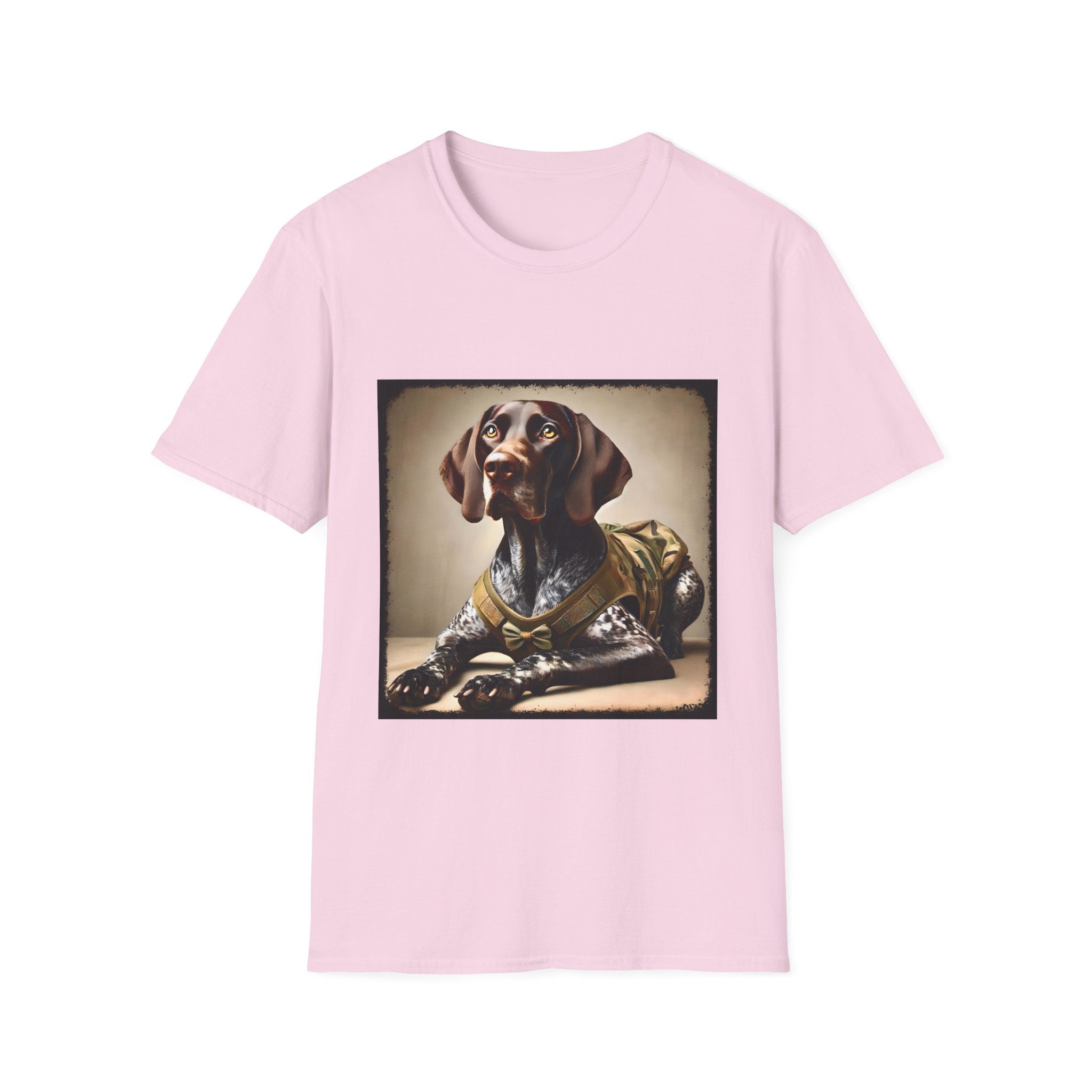 German Shorthaired Pointer Camo Doll | Unisex Dog T-Shirt