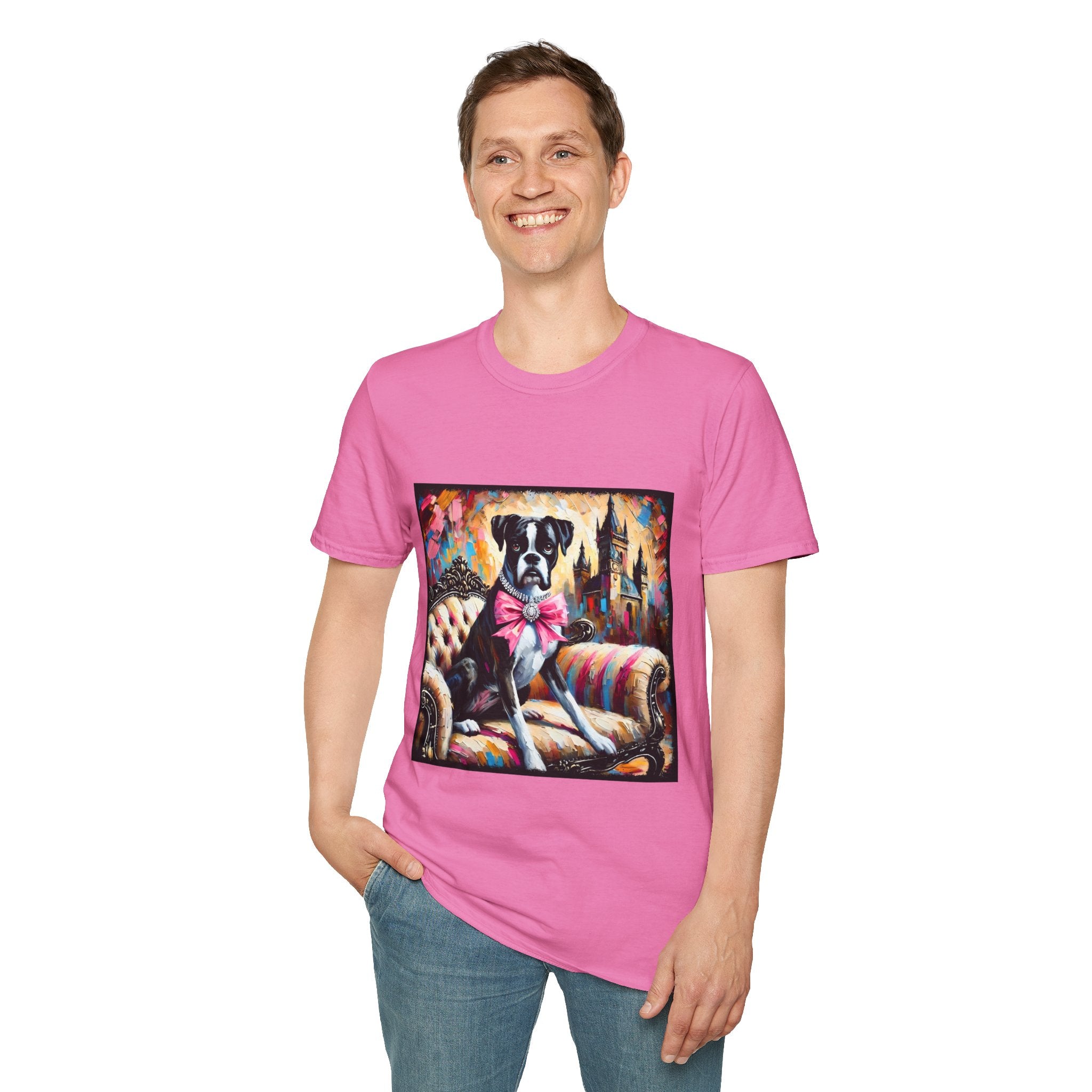 Boxer Pink Princess Classic | Unisex Dog T-Shirt
