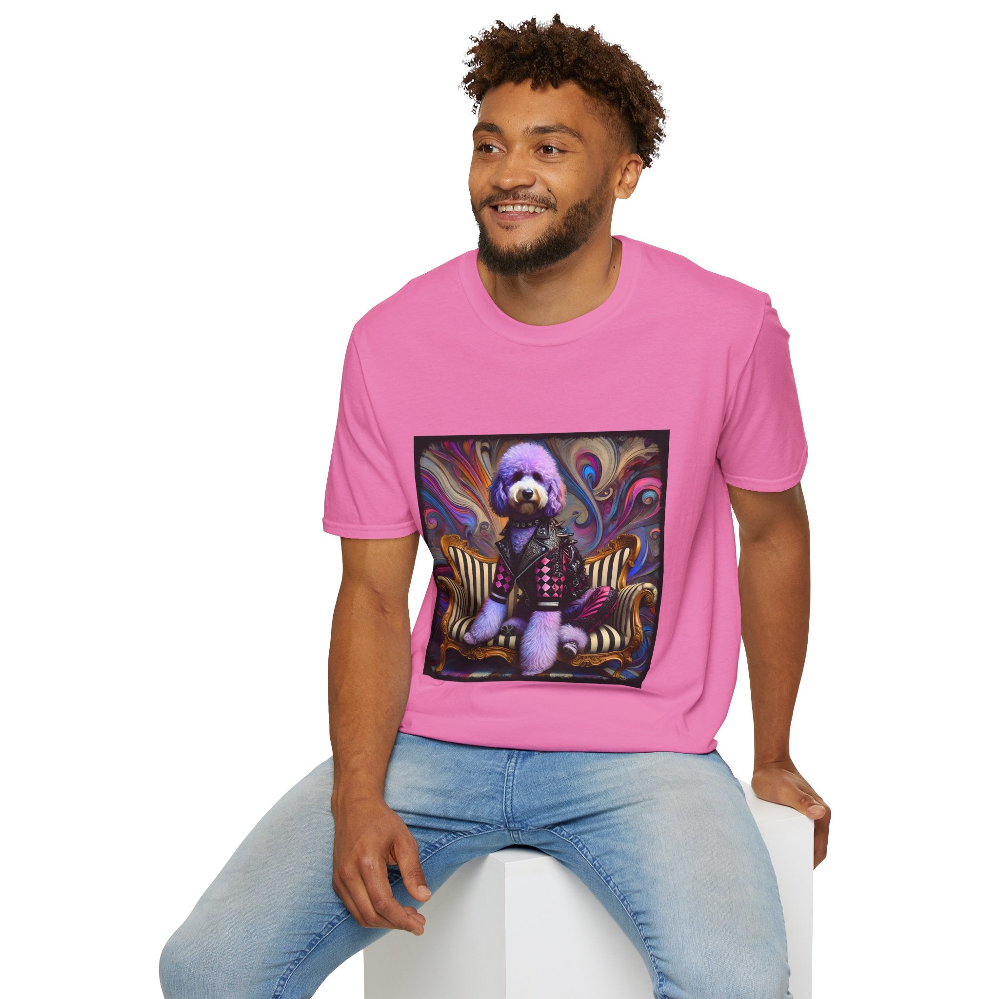 Labradoodle Lavender Rocker | Unisex Dog T-Shirt