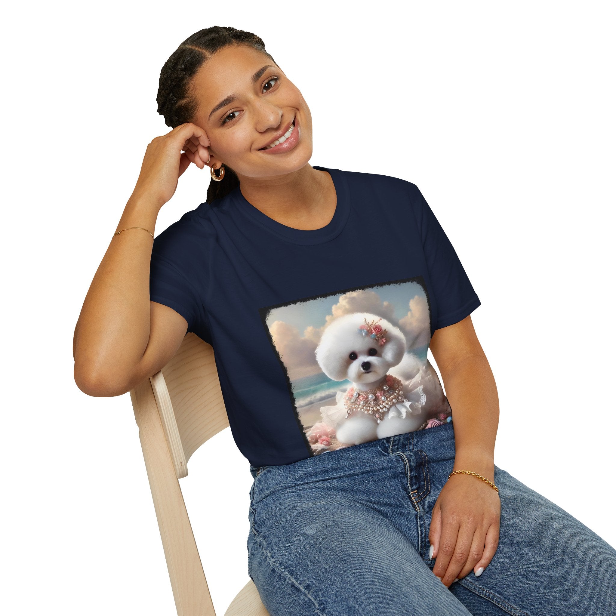 Bichon Frise Beach Beauty | Unisex Dog T-Shirt