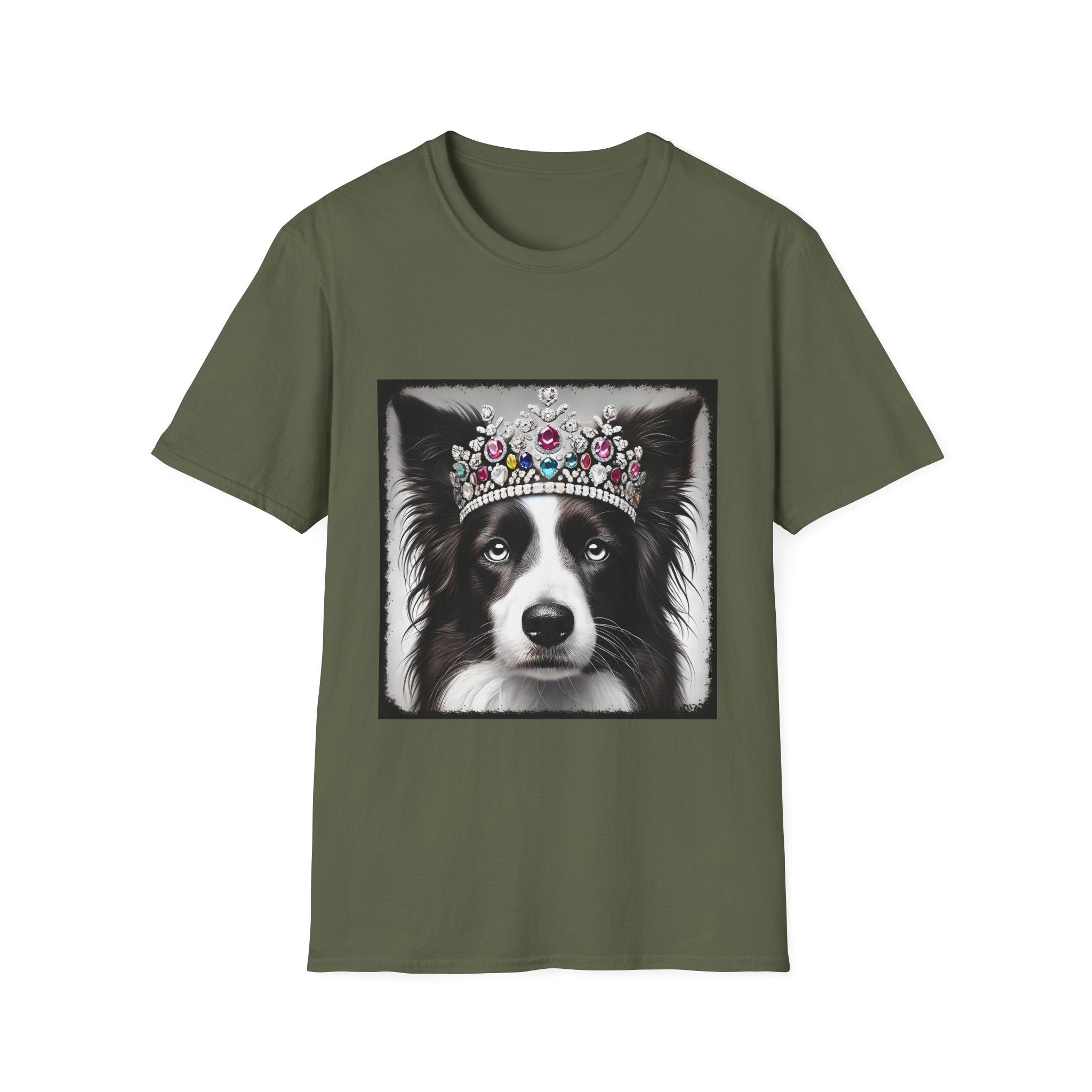 Border Collie Iconic Princess | Unisex Dog T-Shirt