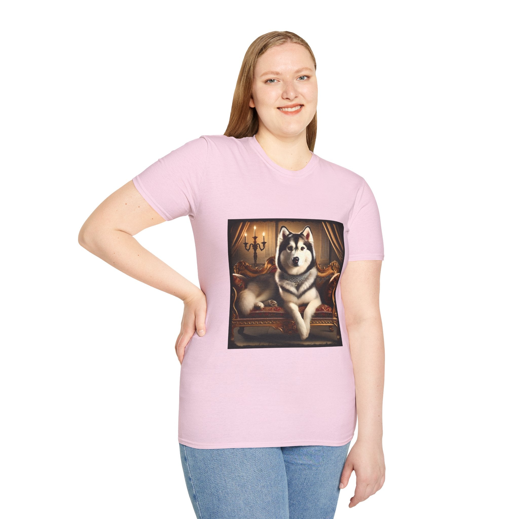 Siberian Husky Poised Princess | Unisex Dog T-Shirt