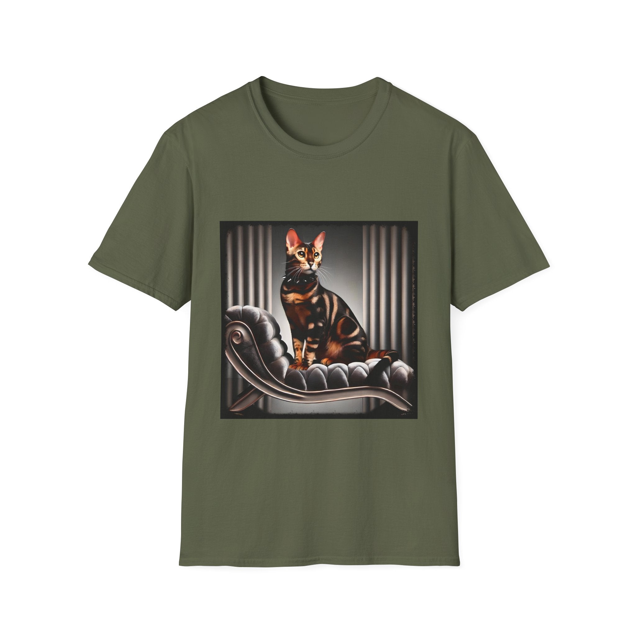 Bengal Cat Spiked Seductress | Unisex Cat T-Shirt