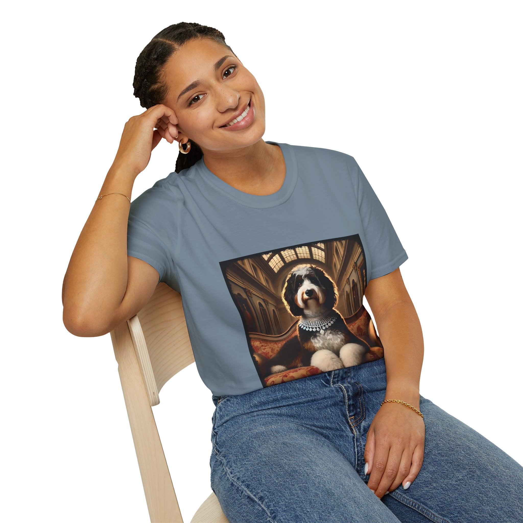 Bernedoodle Diamond Princess | Unisex Dog T-Shirt