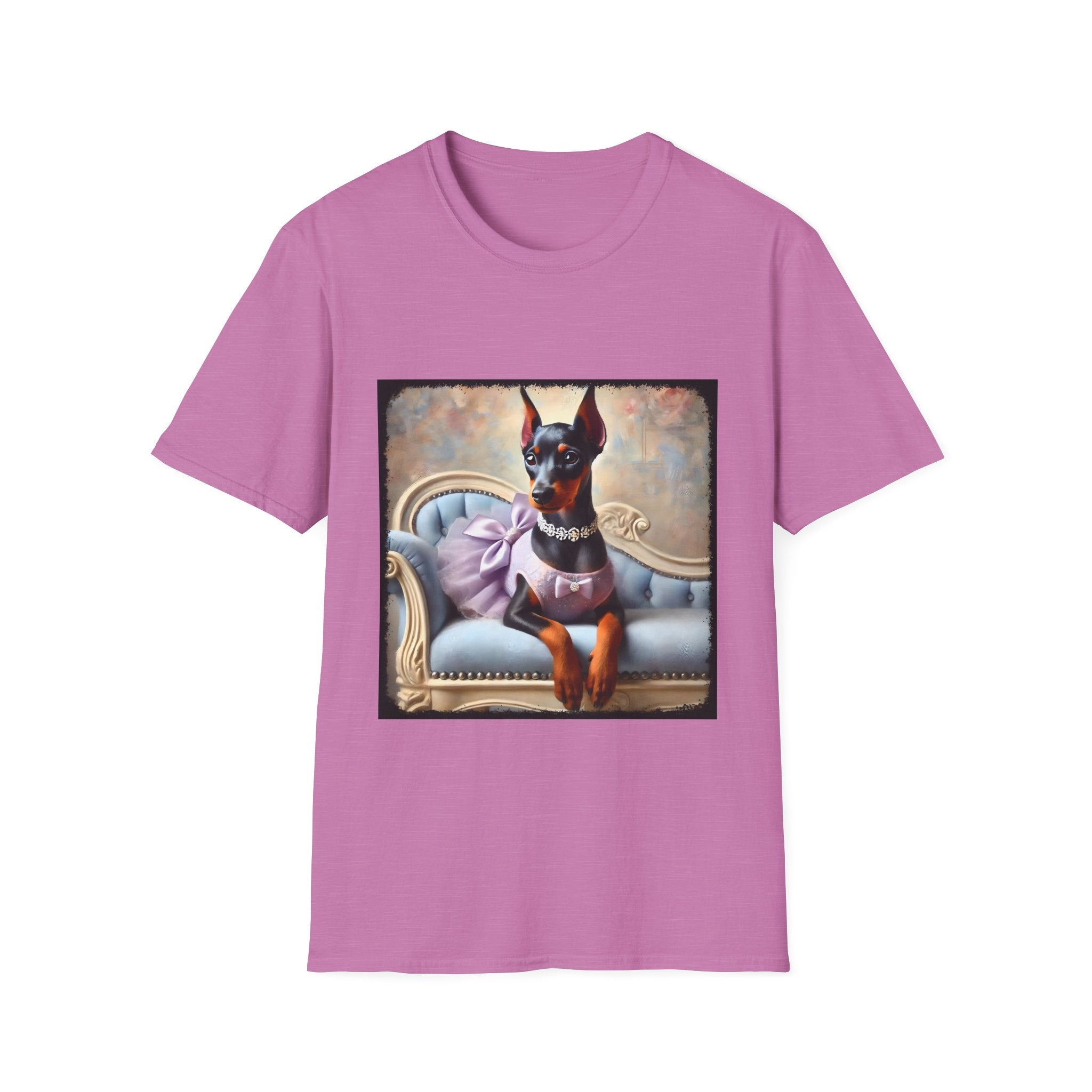 Doberman Pinscher Purple Princess Classic | Unisex Dog T-Shirt