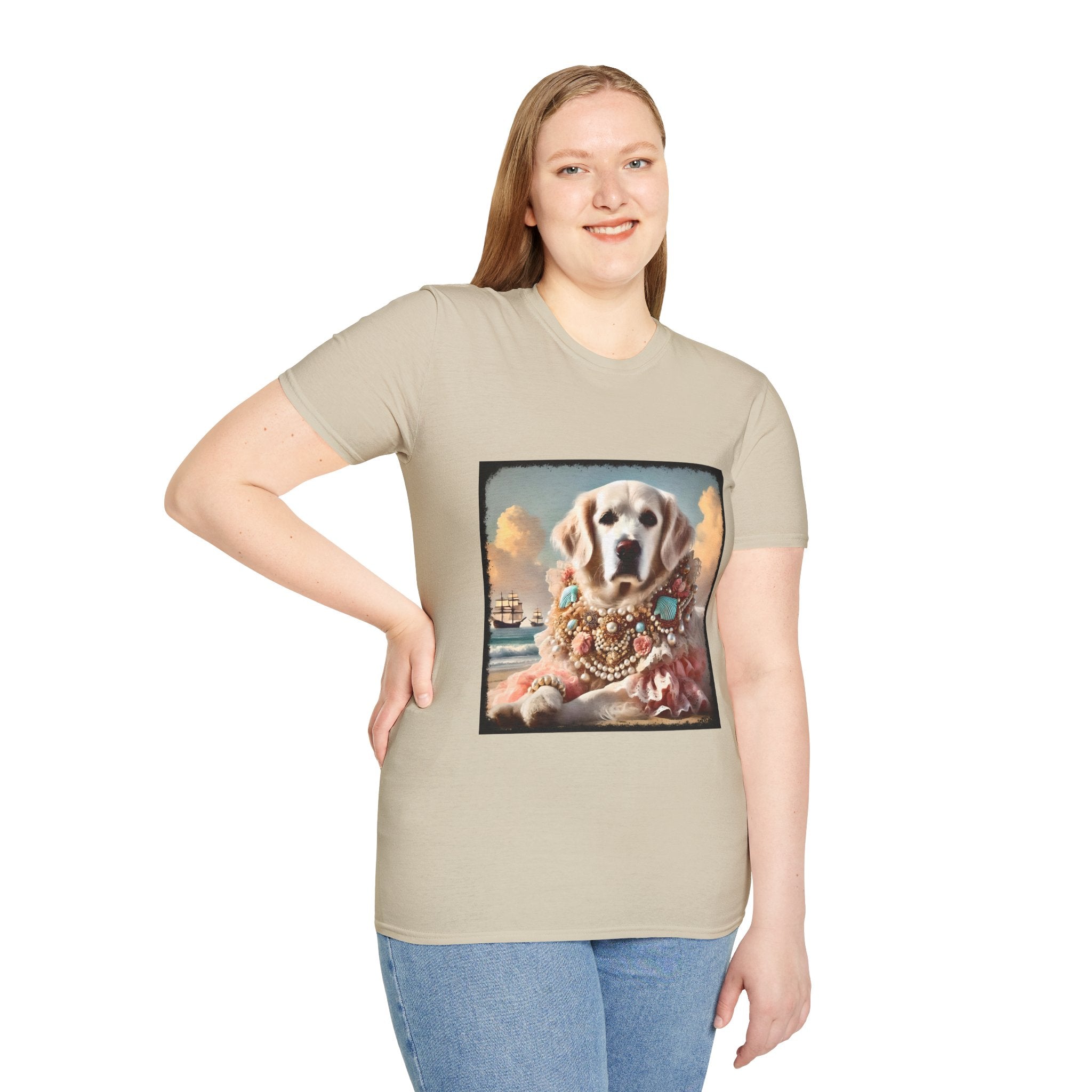 Golden Retriever Beach Beauty | Unisex Dog T-Shirt