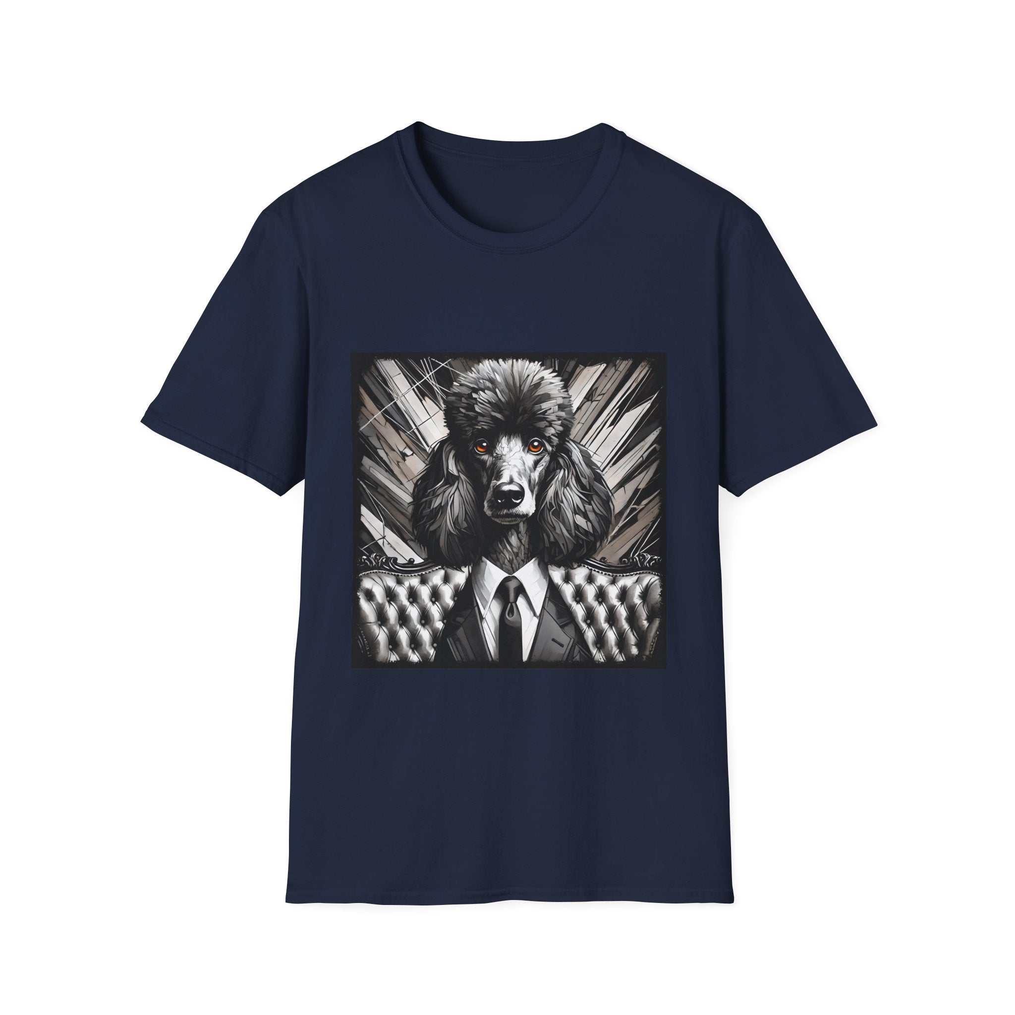Poodle B&W Bold Eyes II | Unisex Dog T-Shirt