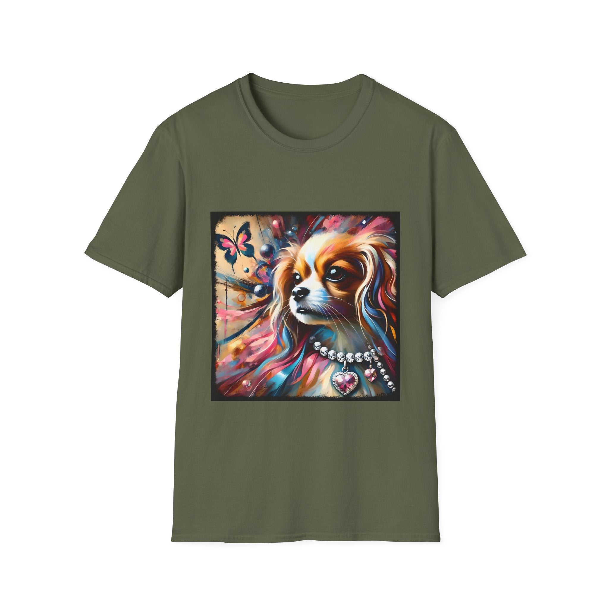 Cavalier King Charles Spaniel Pink Diamond Classic | Unisex Dog T-Shirt