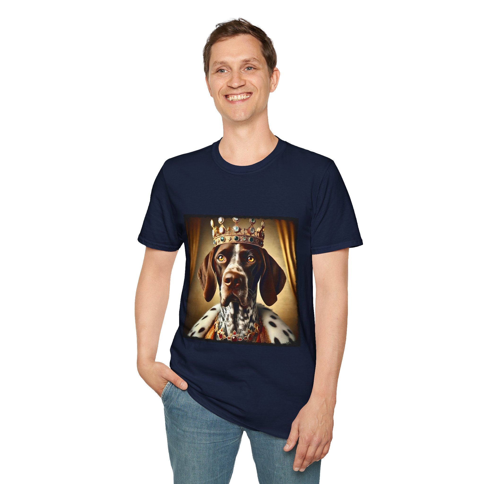 German Shorthaired Pointer Royal Icon | Unisex Dog T-Shirt