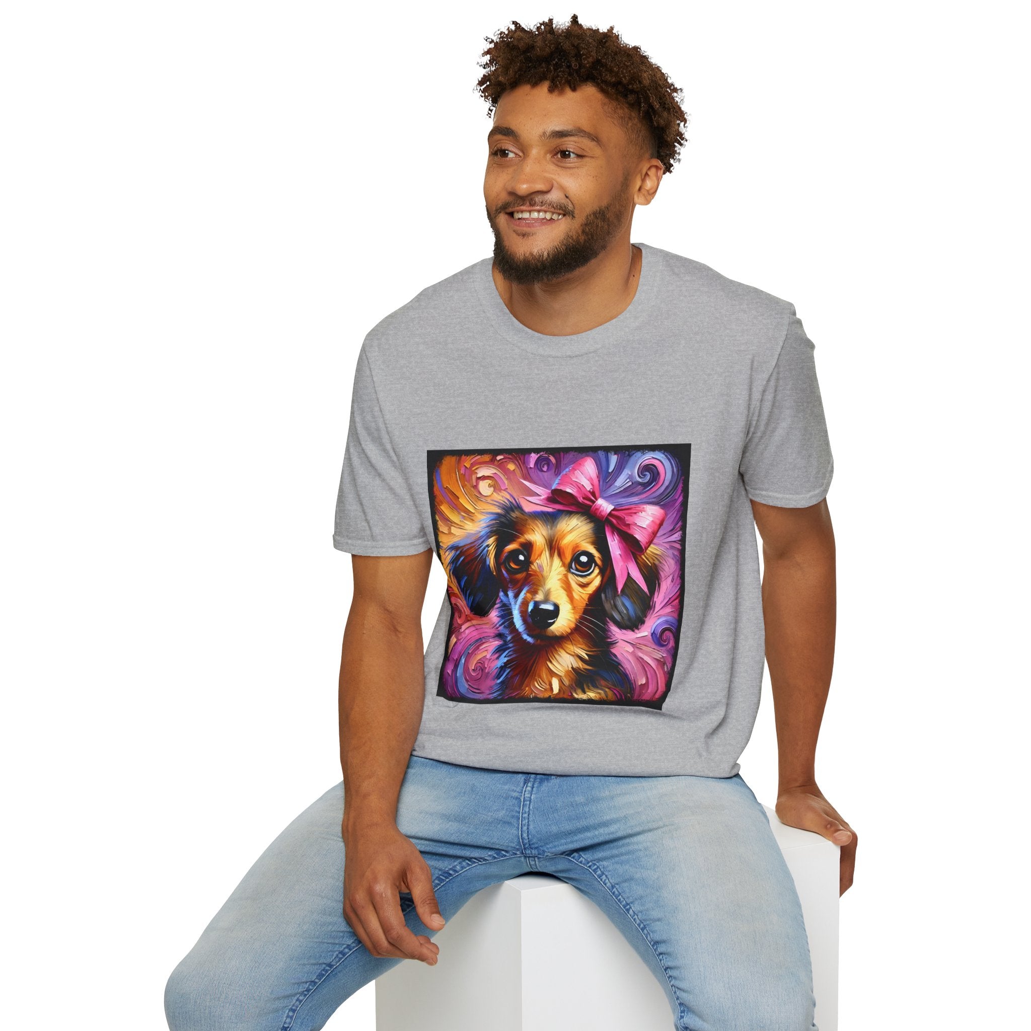 Dachshund Beautiful Swirl | Unisex Dog T-Shirt