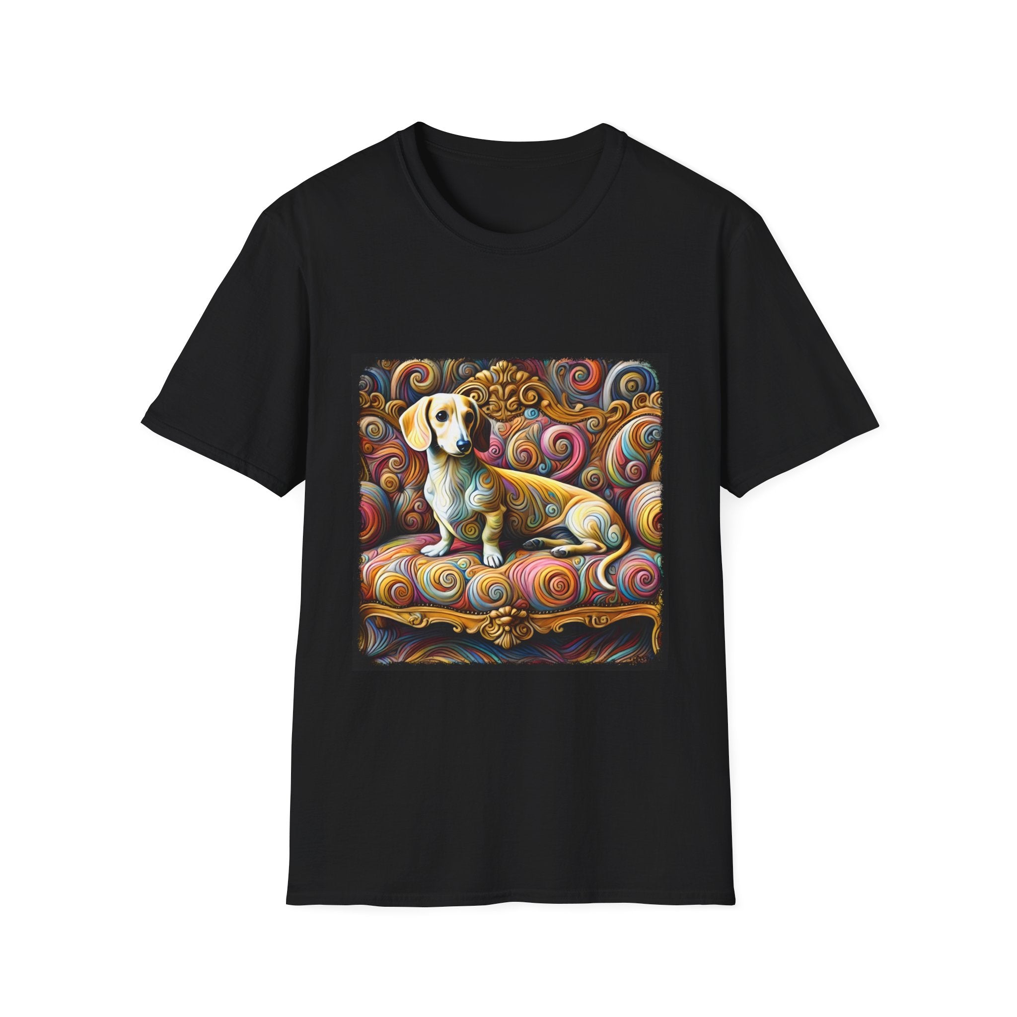 Dachshund Exquisite Swirl | Unisex Dog T-Shirt