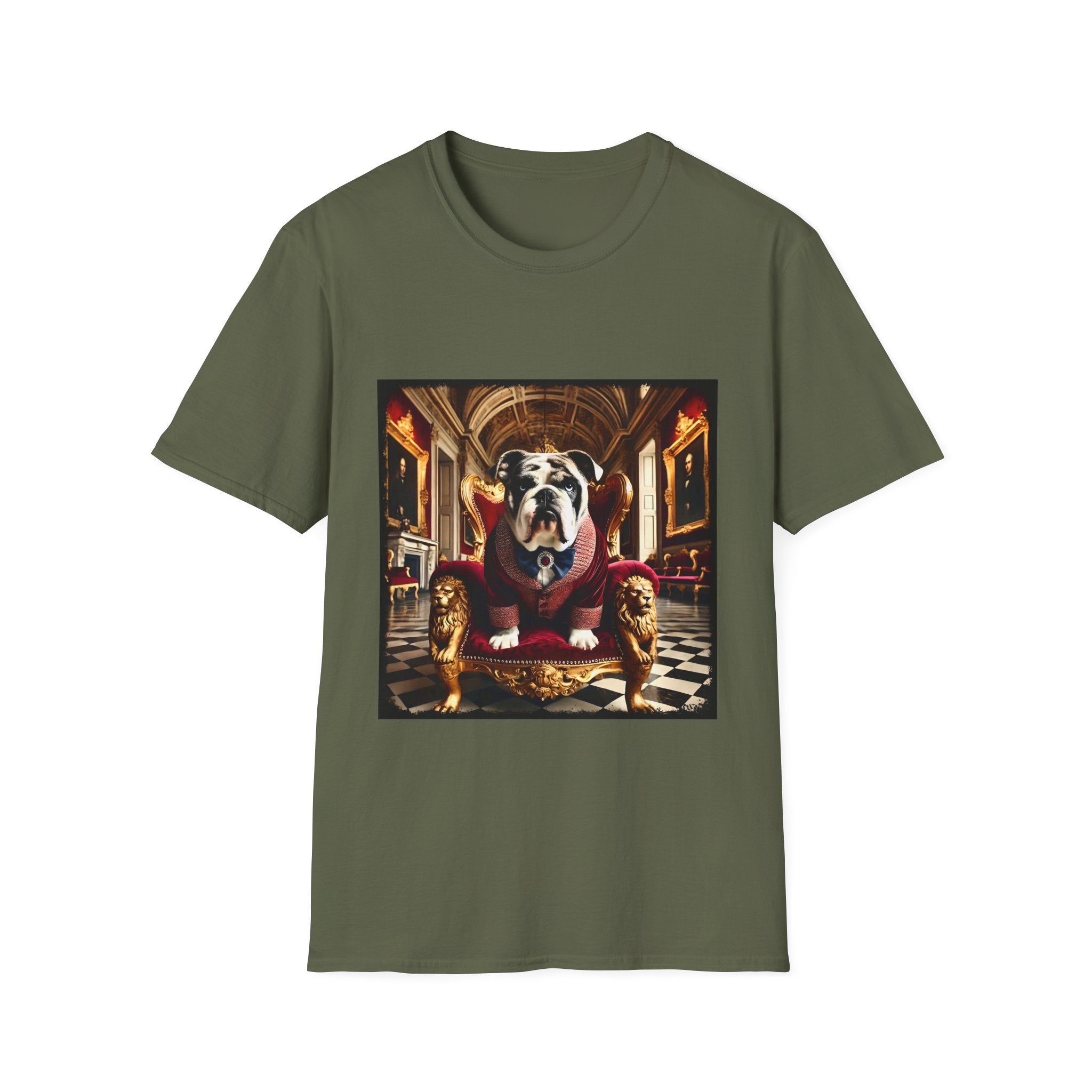 Bulldog Crimson King | Unisex Dog T-Shirt