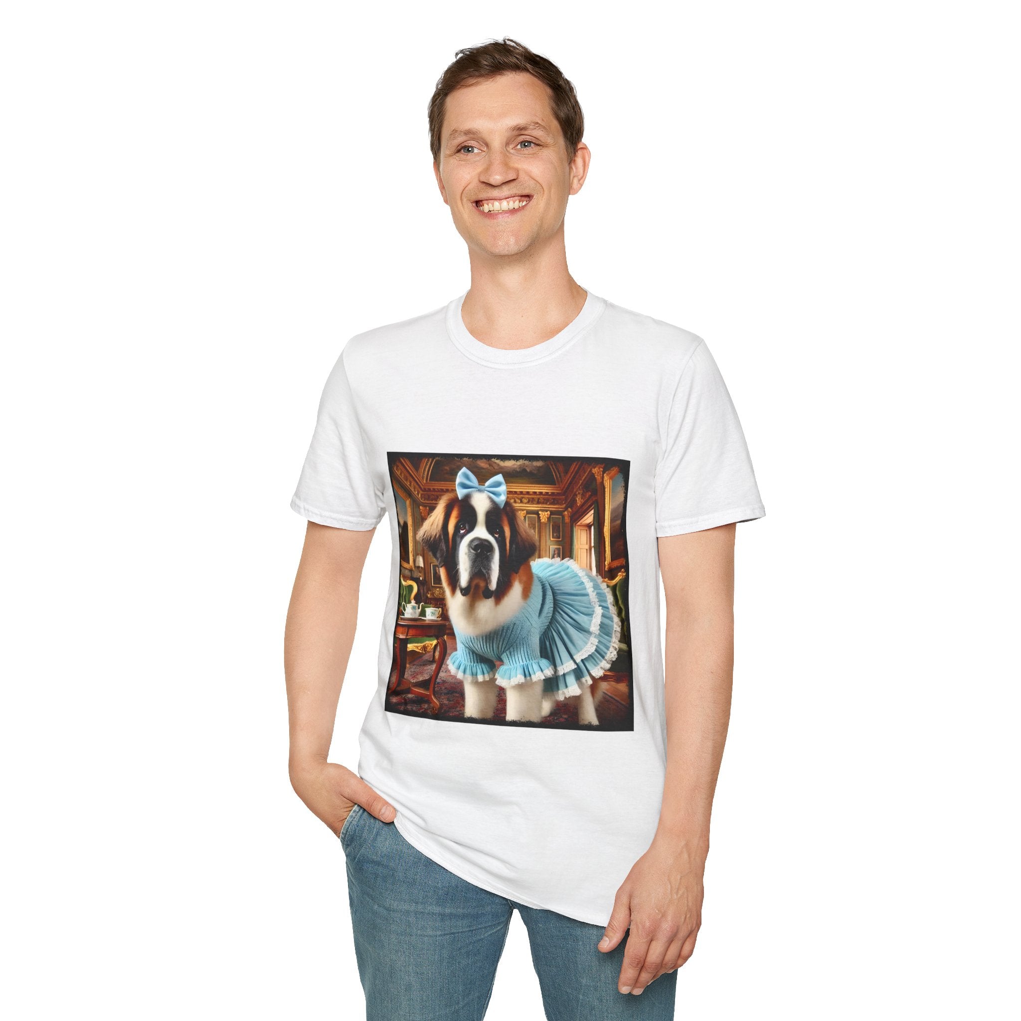 Saint Bernard Pampered Pup | Unisex Dog T-Shirt