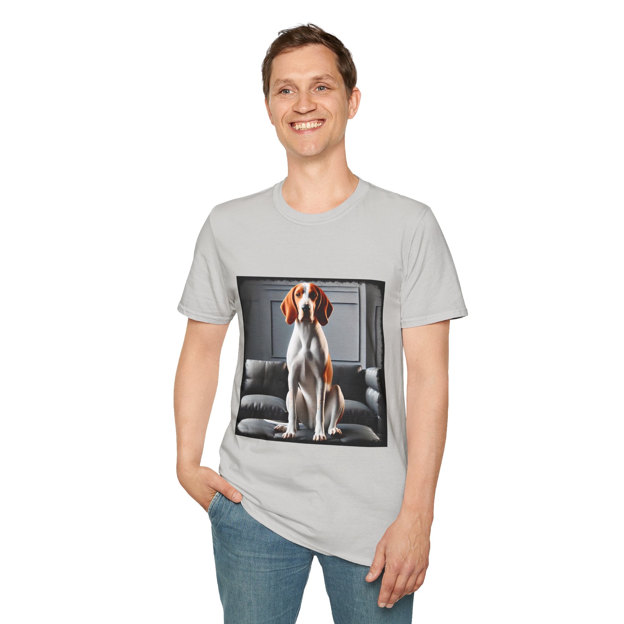 Coonhound Modern Muse  | Unisex Dog T-Shirt