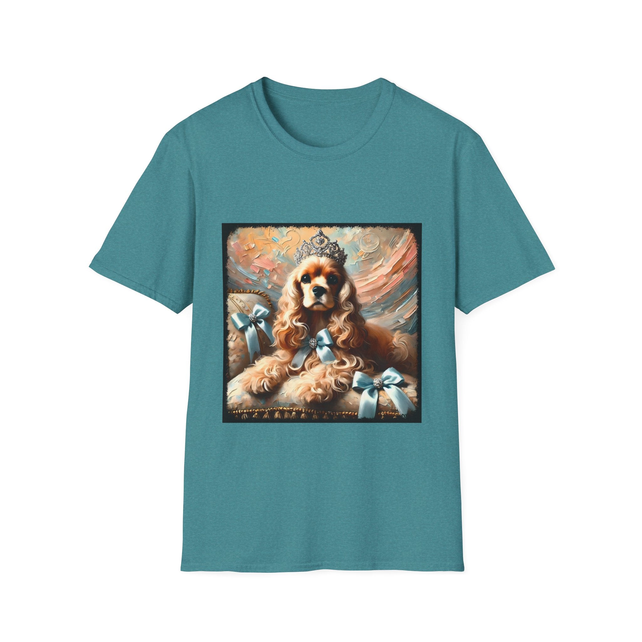 Cocker Spaniel Diamond Tiara Classic | Unisex Dog T-Shirt