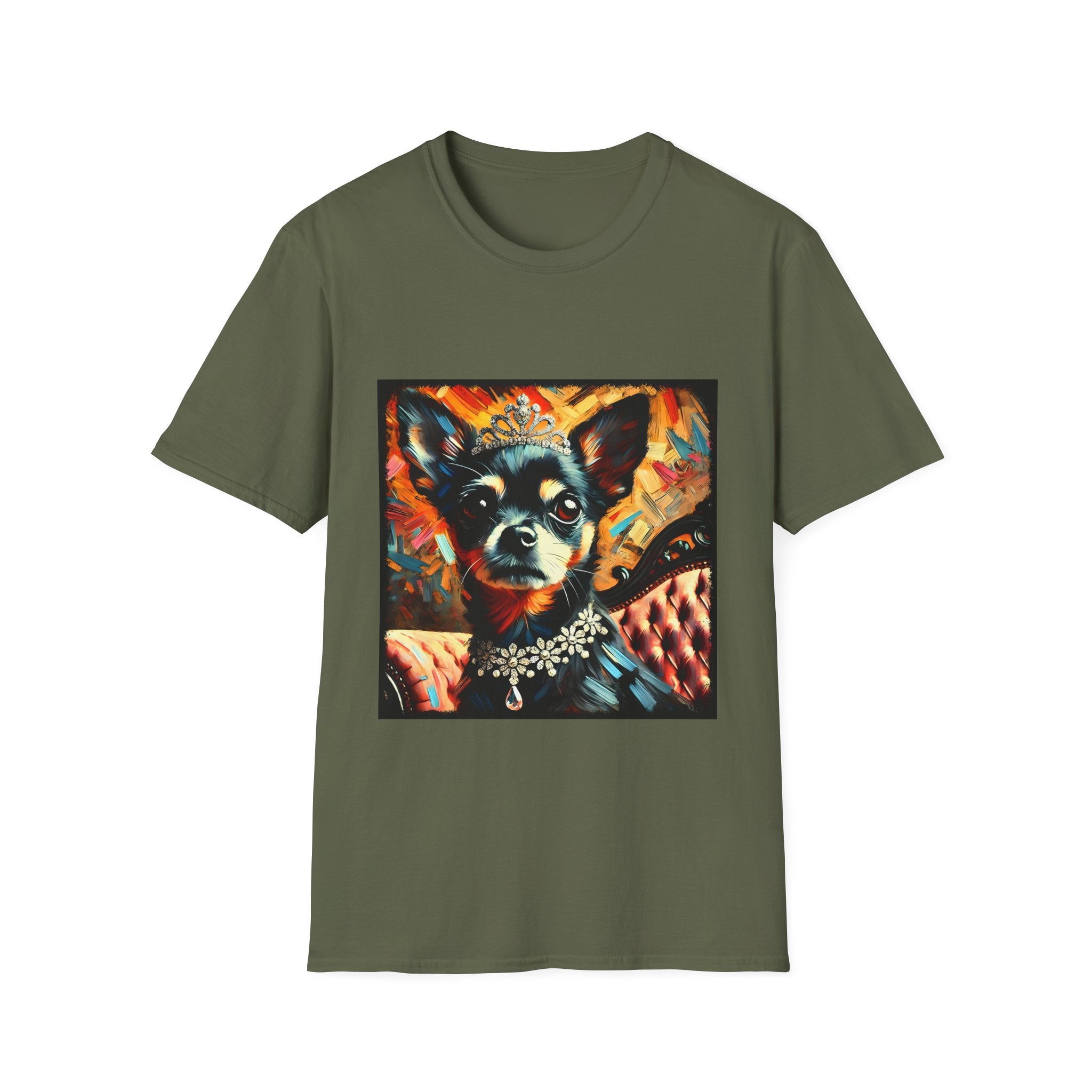 Chihuahua Poised Princess Classic | Unisex Dog T-Shirt