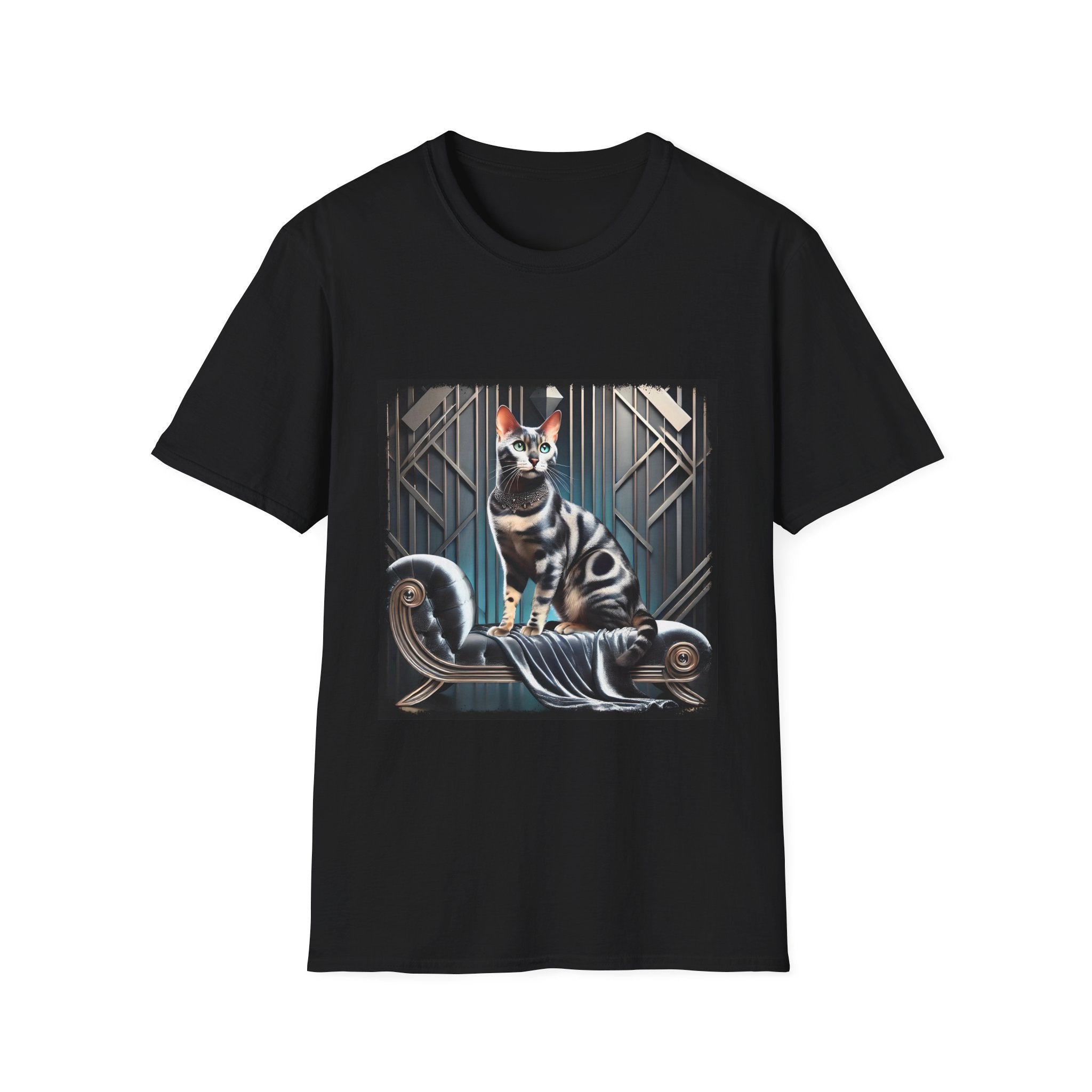 Bengal Cat Silver Icon | Unisex Cat T-Shirt