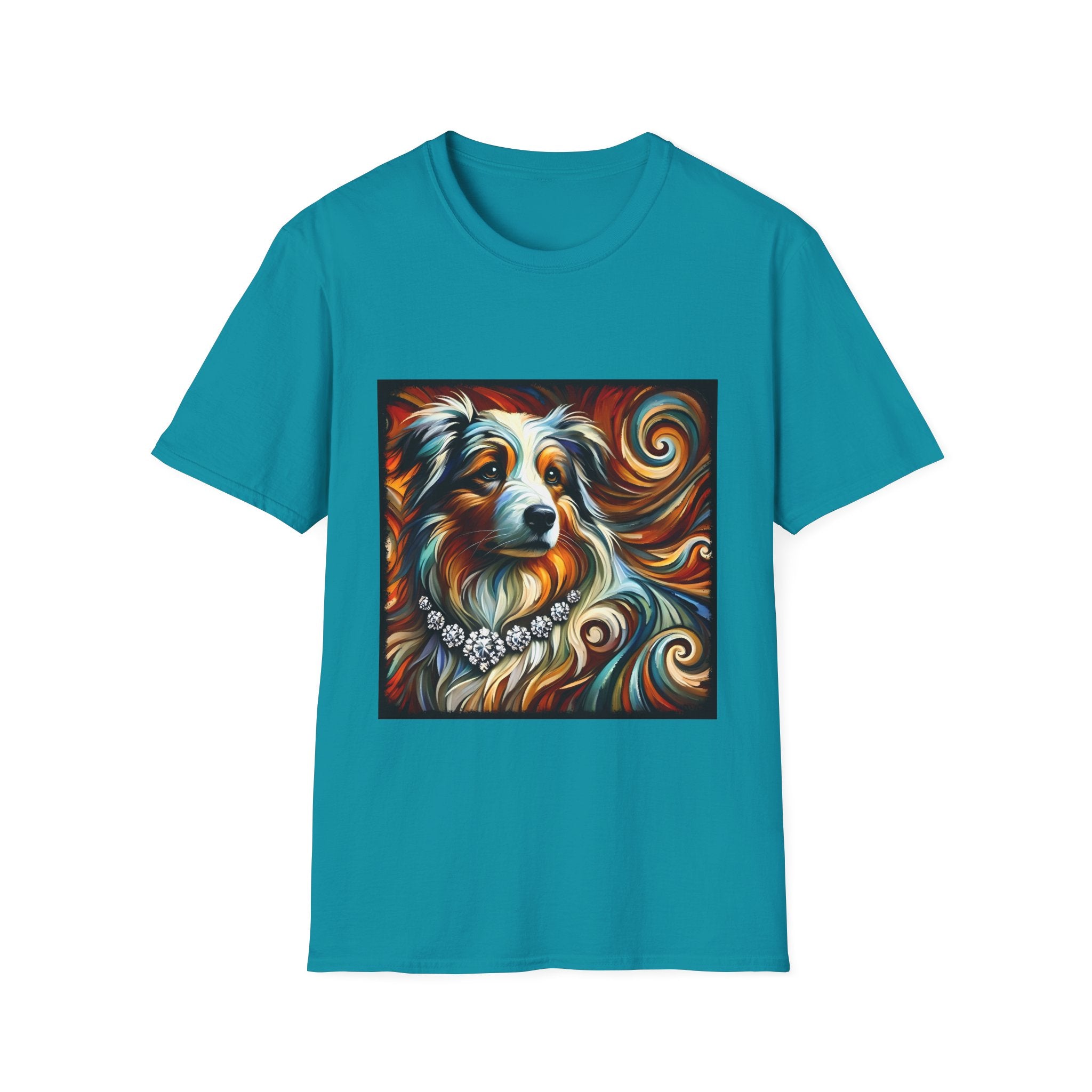 Australian Shepherd Diamond Swirl | Unisex Dog T-Shirt