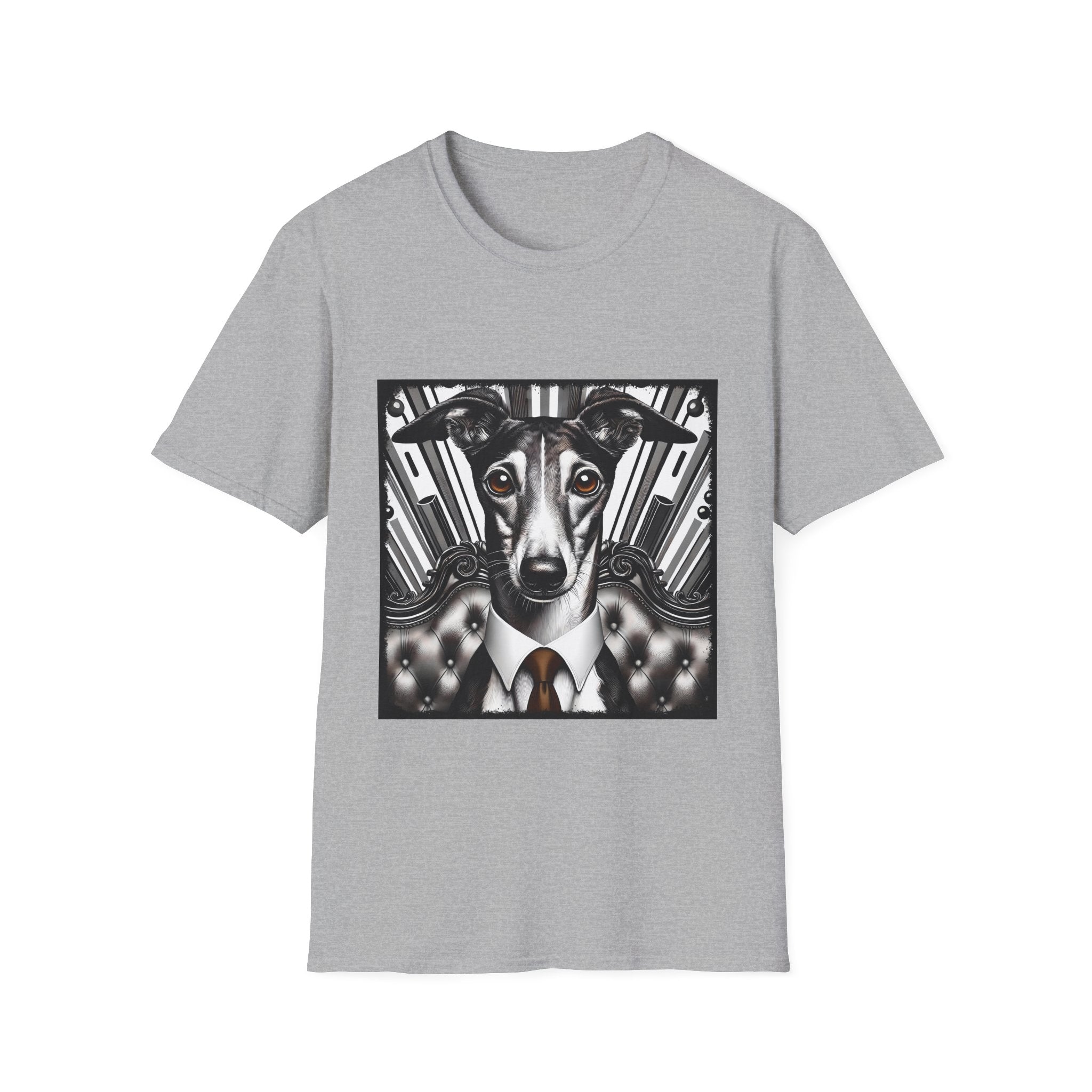 Greyhound B&W Bold Eyes | Unisex Dog T-Shirt