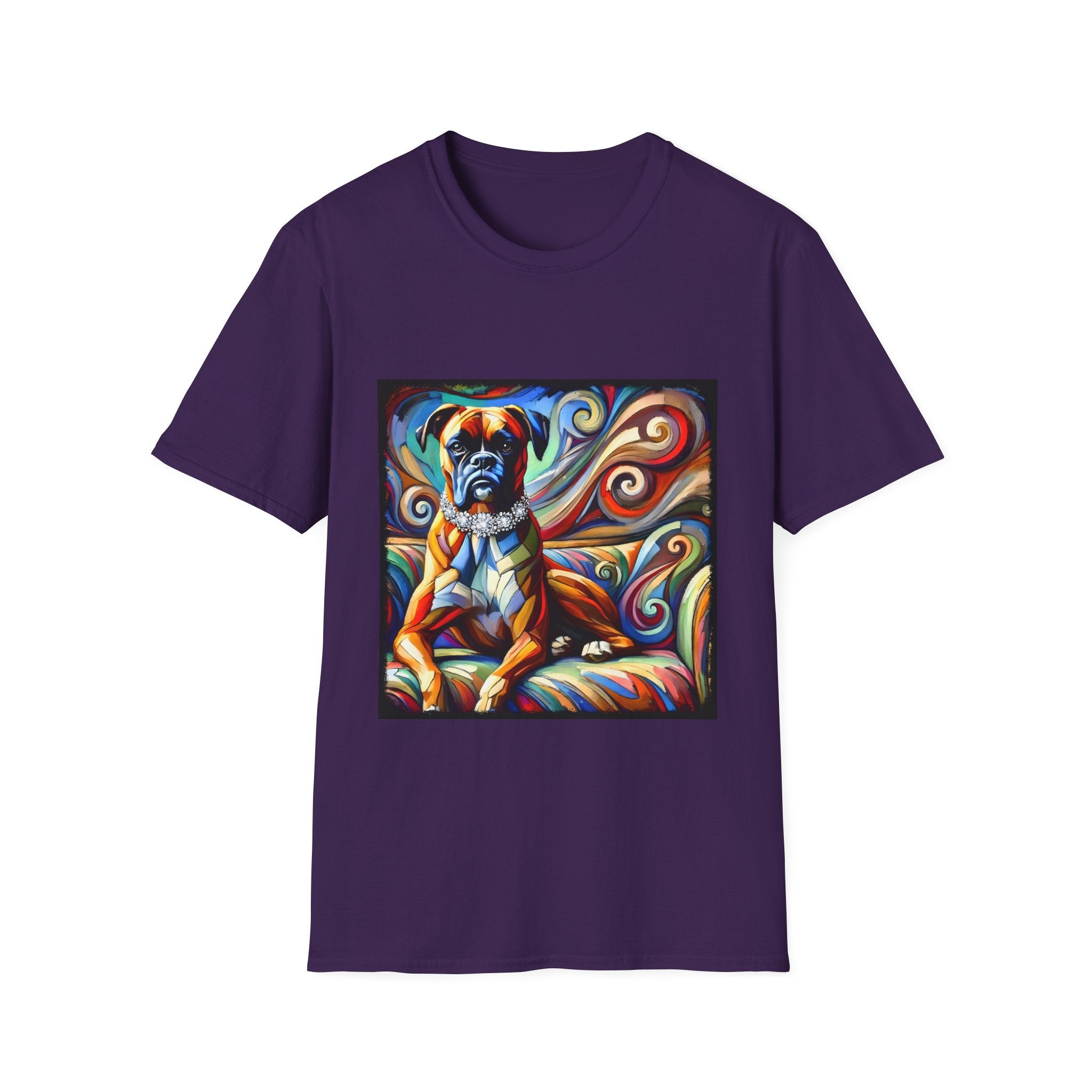 Boxer Diamond Swirl | Unisex Dog T-Shirt
