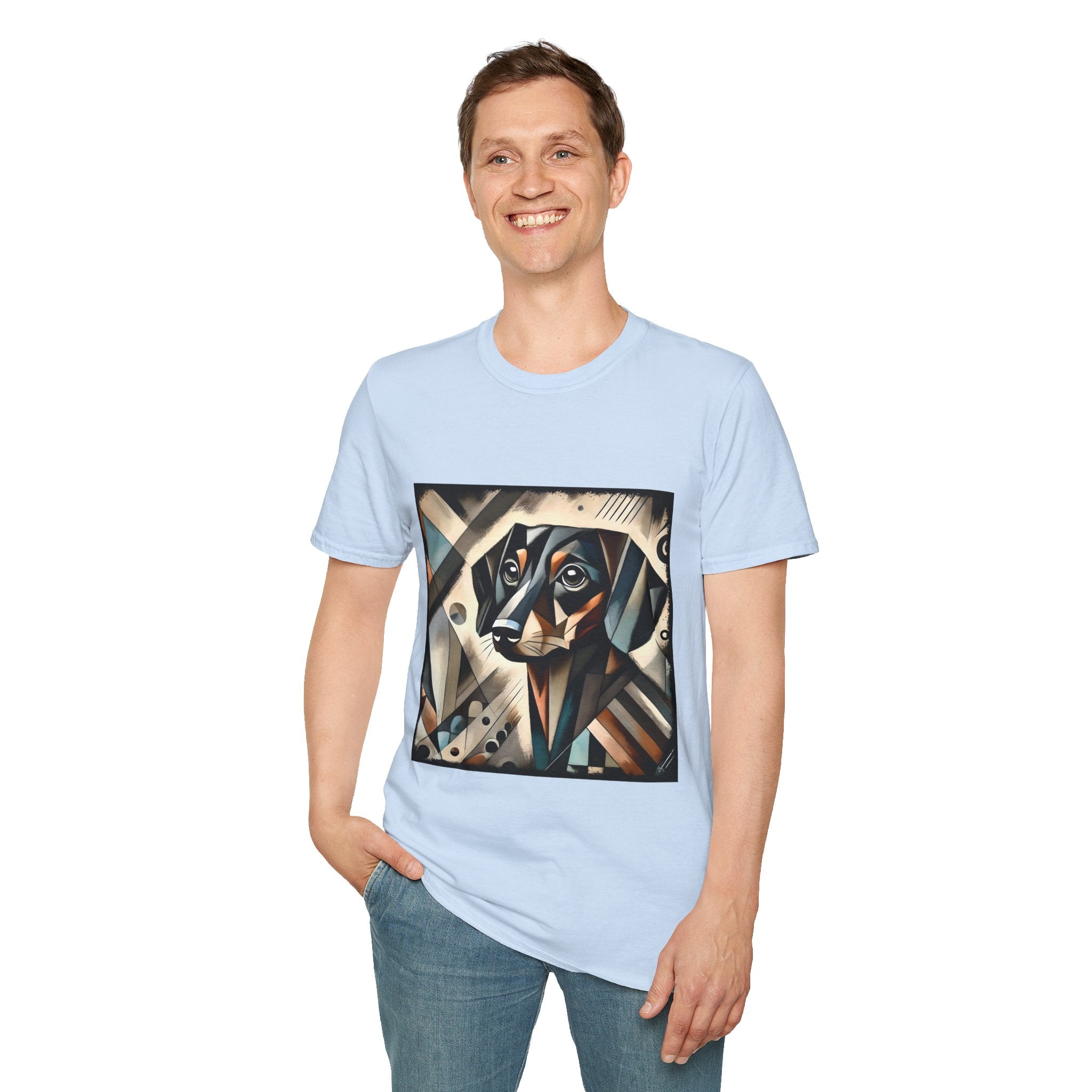 Dachshund Bold Geometric | Unisex Dog T-Shirt