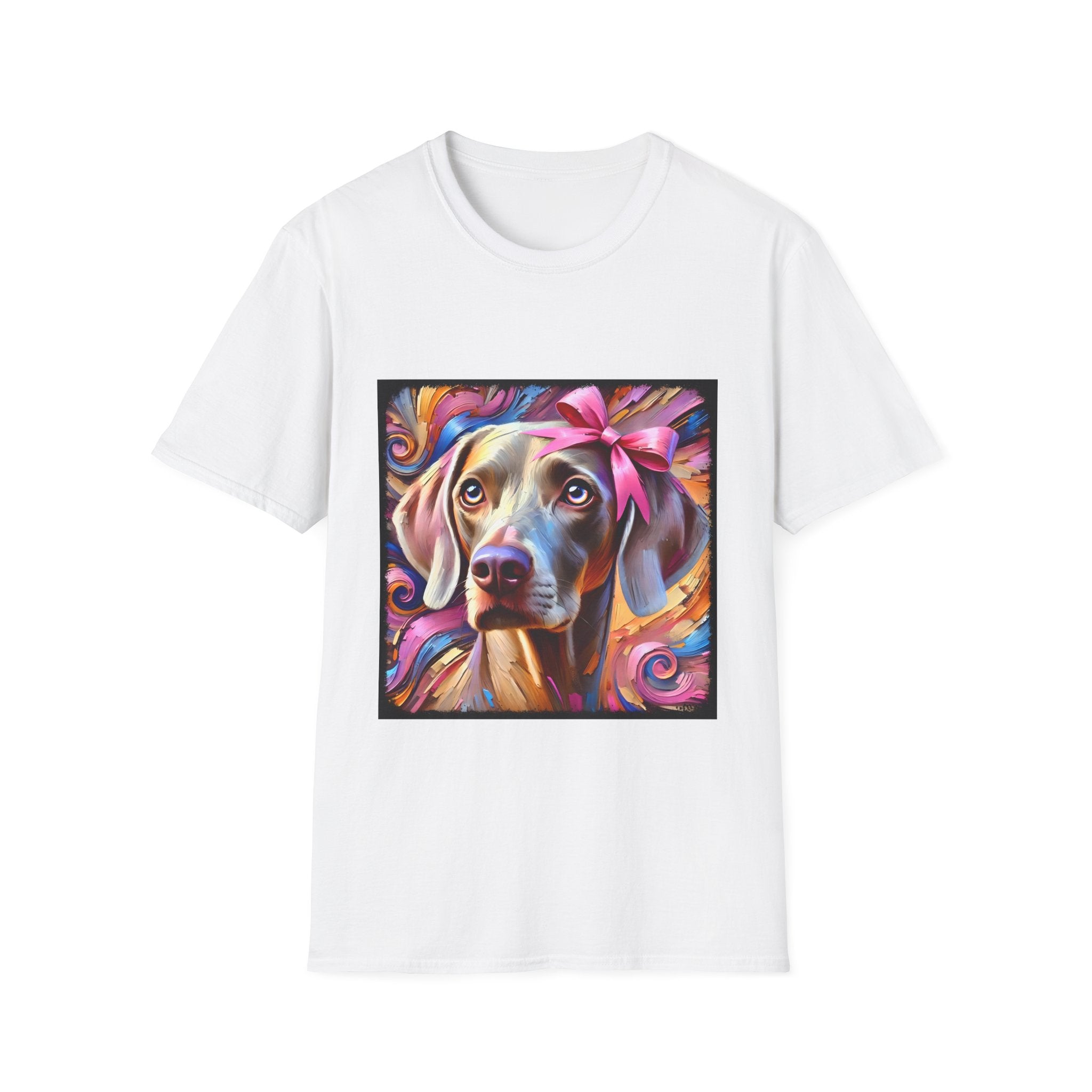 Weimaraner Textured Classic | Unisex Dog T-Shirt