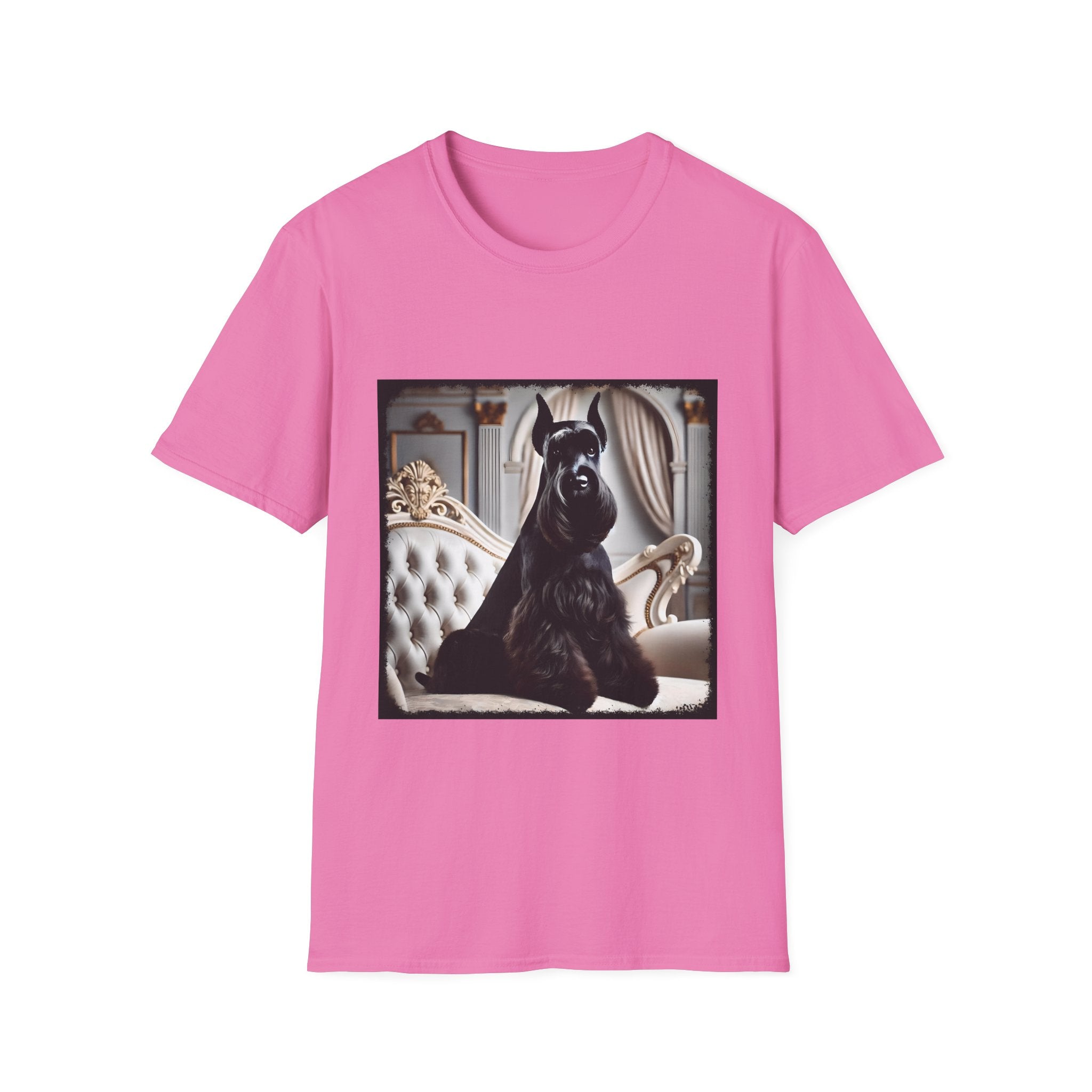 Schnauzer Posh Pose | Unisex Dog T-Shirt