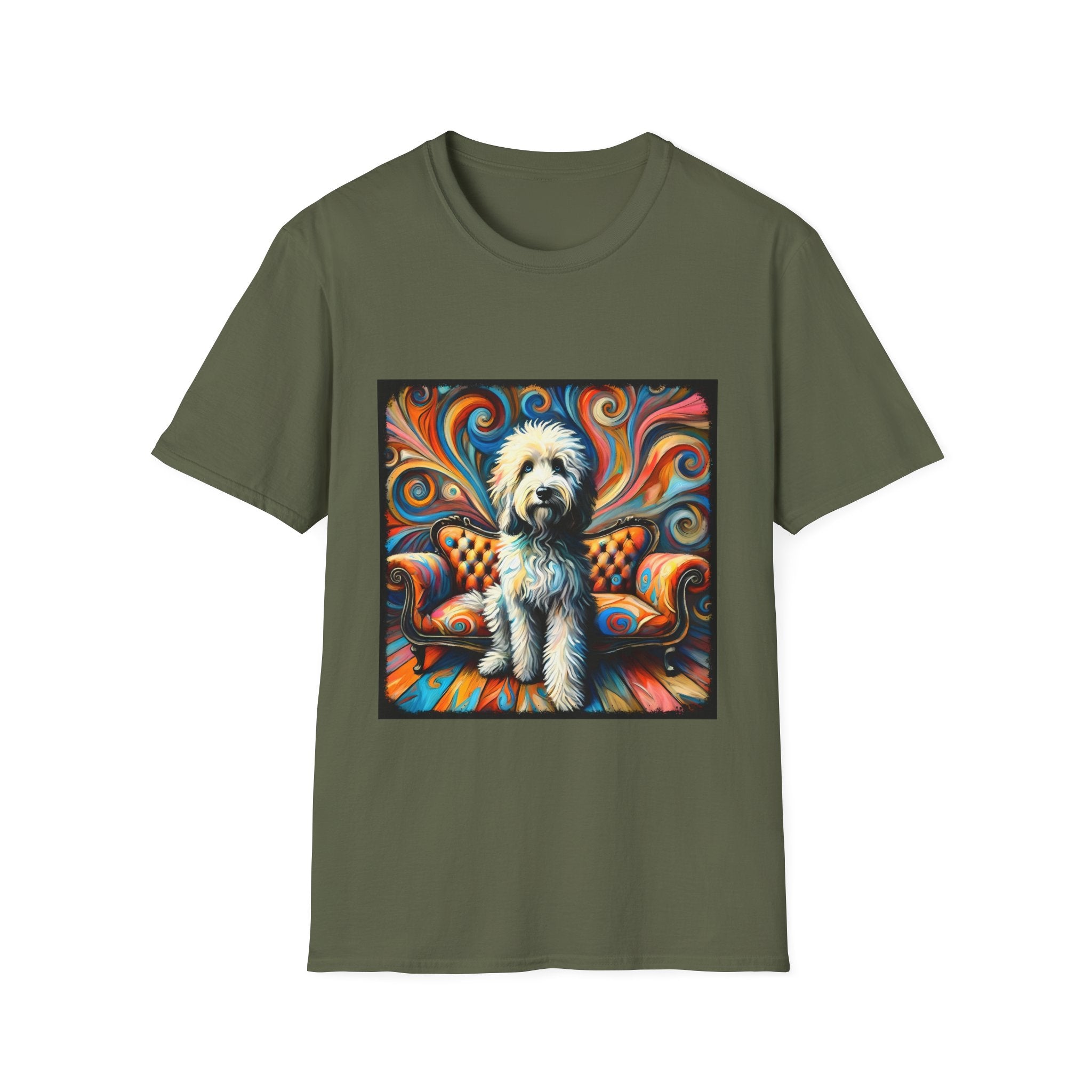 Sheepadoodle Bold Swirl | Unisex Dog T-Shirt