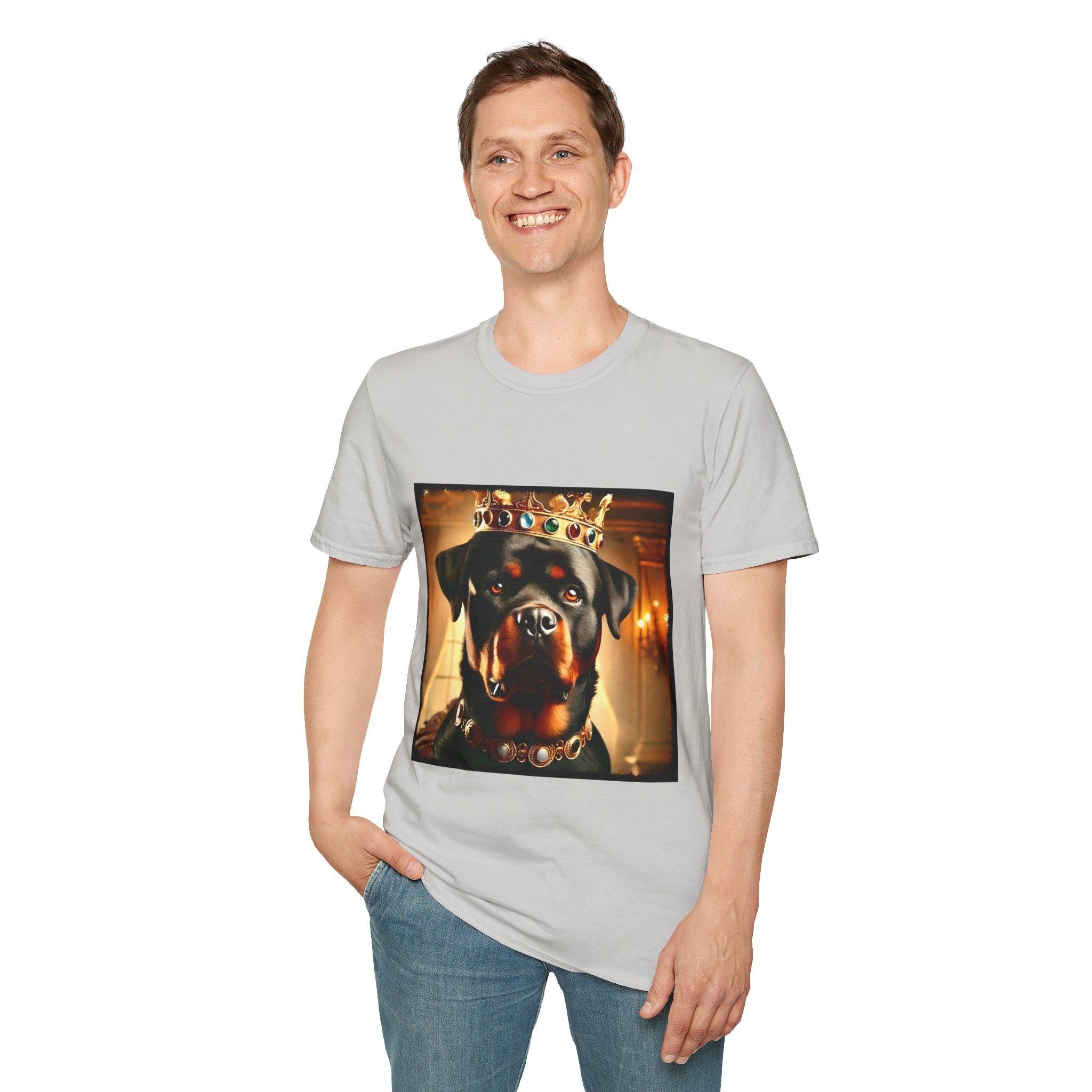 Rottweiler Mighty Monarch | Unisex Dog T-Shirt