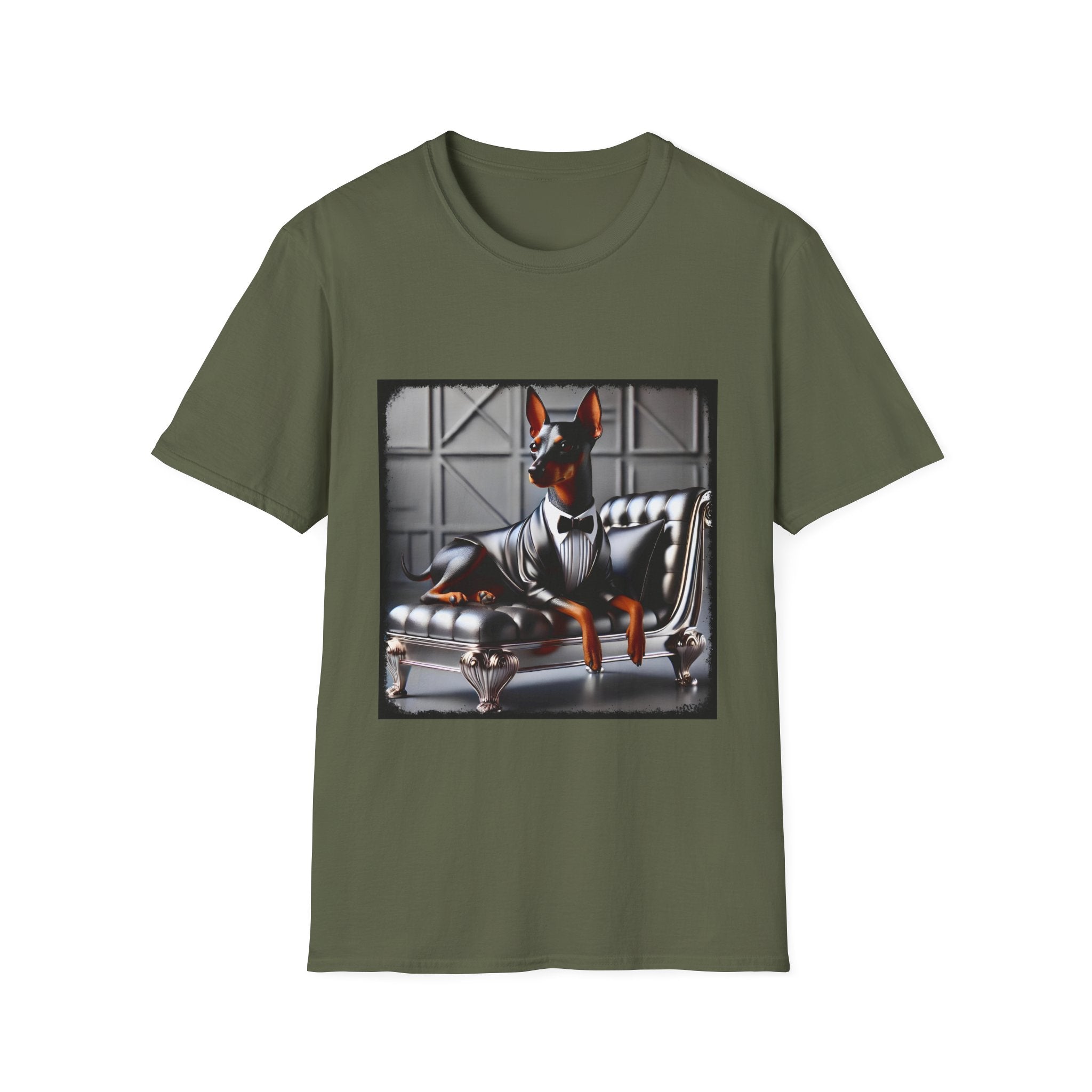 Doberman Pinscher Mini Maven | Unisex Dog T-Shirt