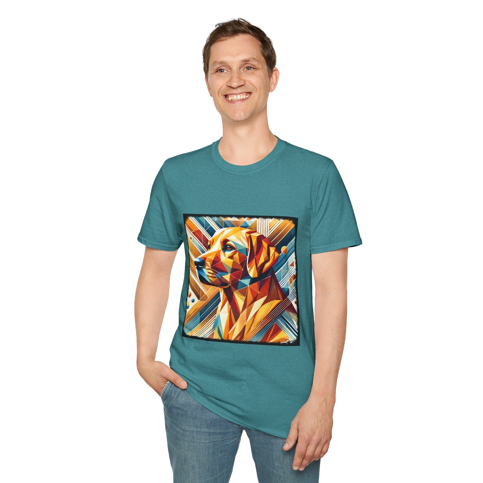 Labrador Retriever Vivid Geometric | Unisex Dog T-Shirt