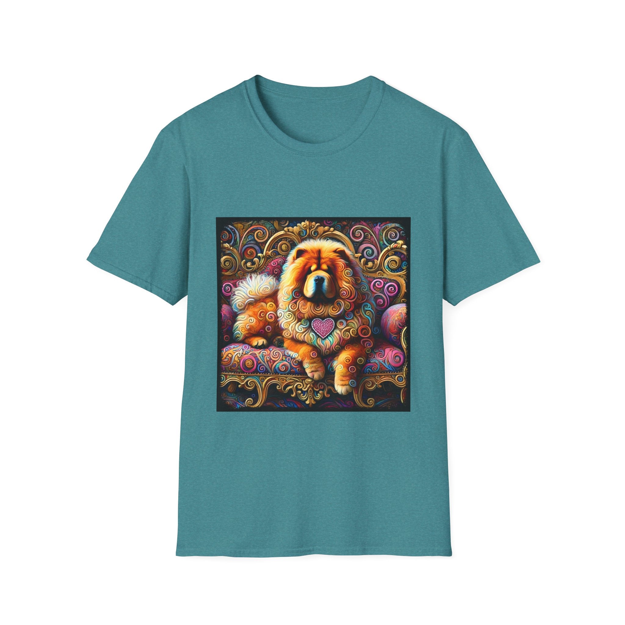 Chow Chow Love Swirl | Unisex Dog T-Shirt
